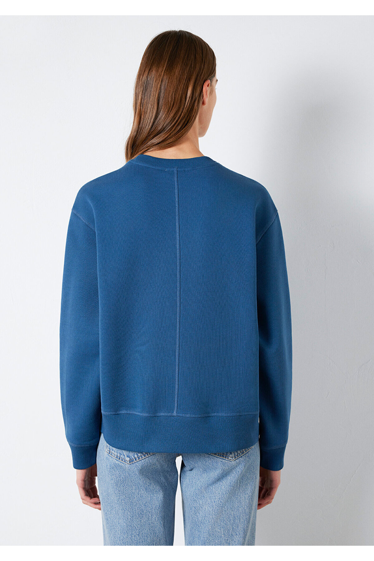 Denim Baskılı Sweatshirt 1S10525-70760