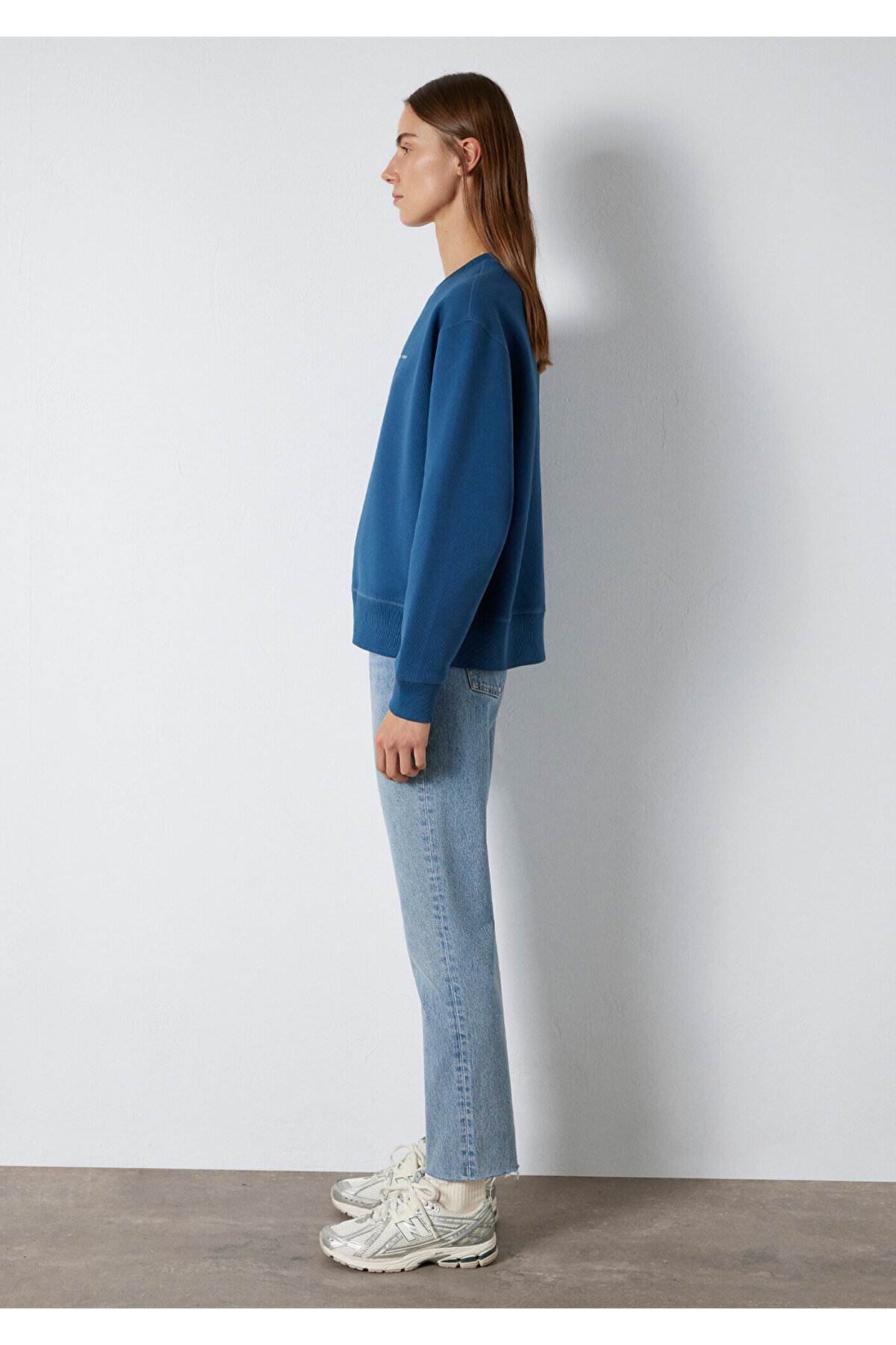Denim Baskılı Sweatshirt 1S10525-70760