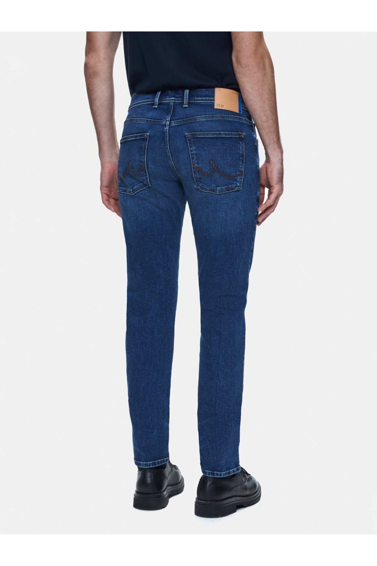 Dıego Dar Paça Orta Bel Mid Indigo Jean Pantolon