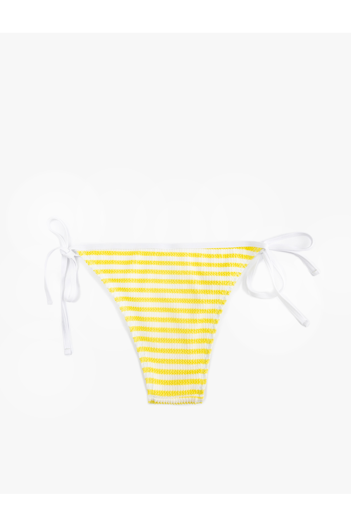 Dokulu İpli Çizgili Bikini Altı