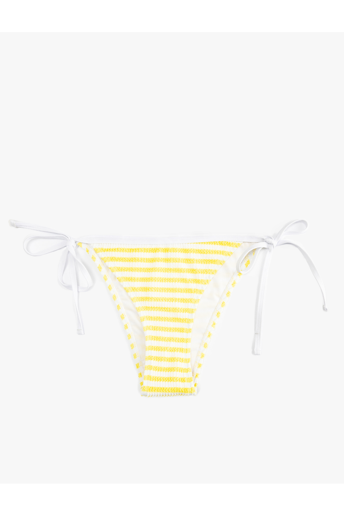 Dokulu İpli Çizgili Bikini Altı