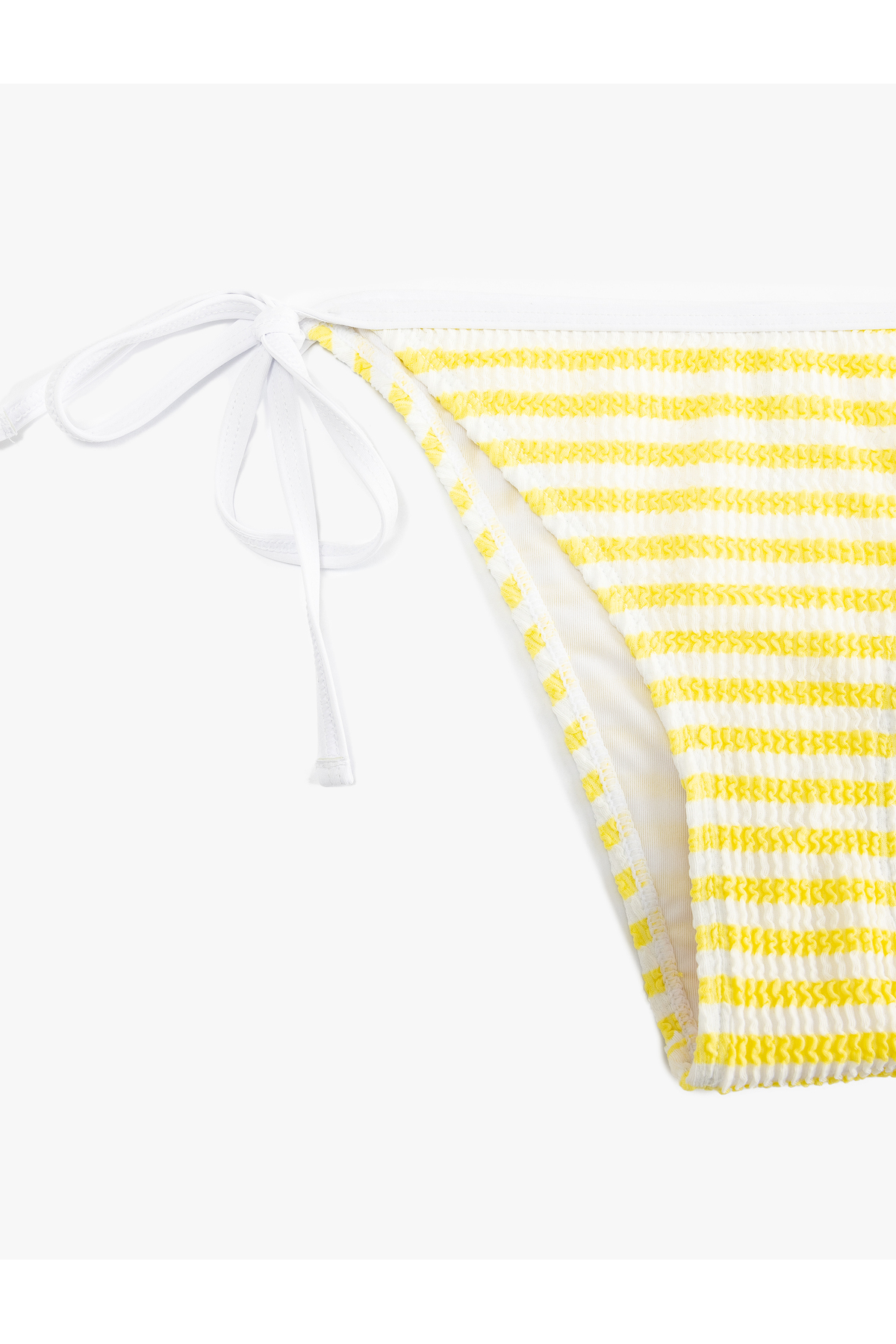 Dokulu İpli Çizgili Bikini Altı