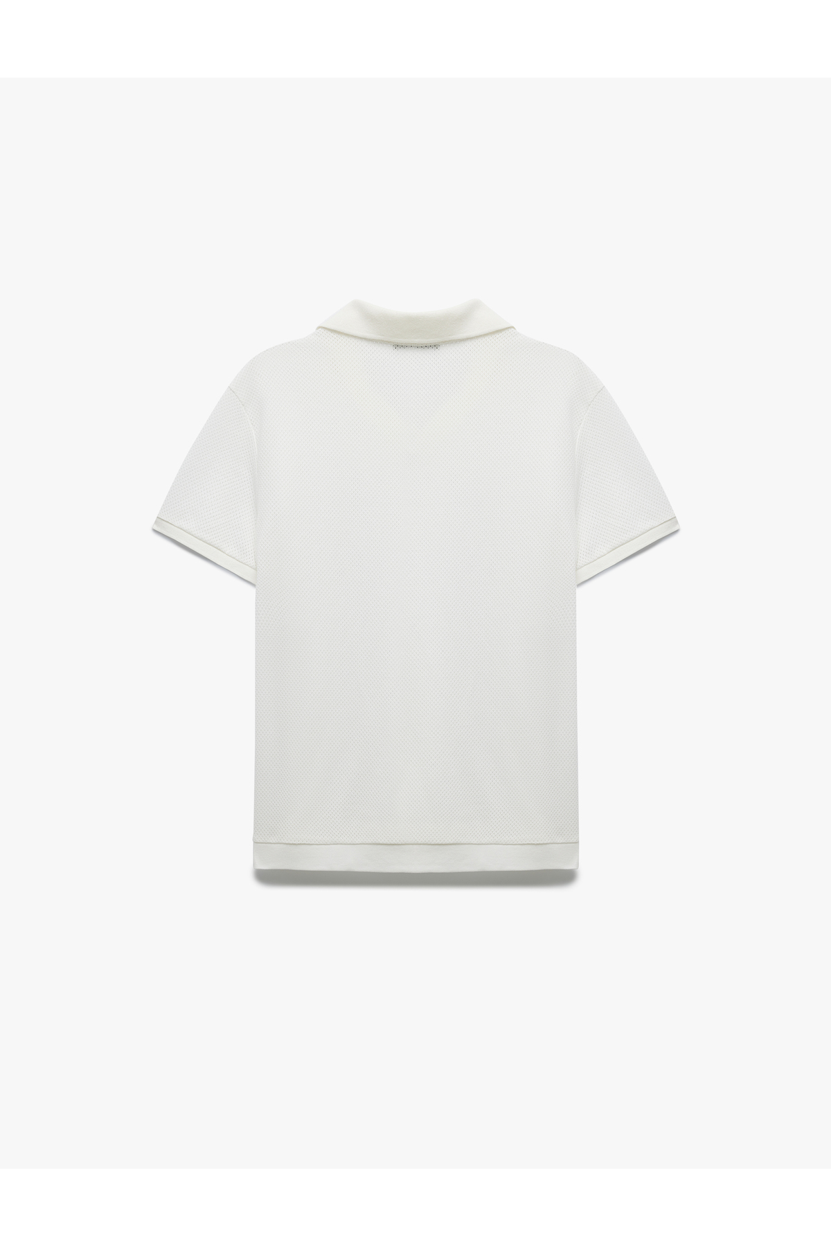 Dokulu Regular Fit Kısa Kollu V Yaka Polo Tişört
