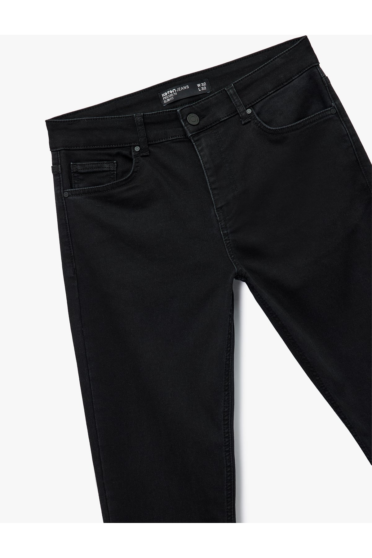 Düğmeli Normal Bel Slim Fit Jean Pantolon - Brad Jean