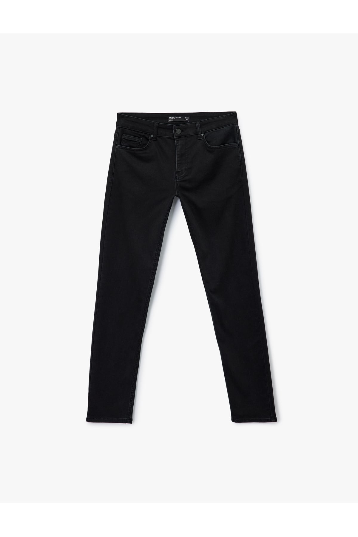 Düğmeli Normal Bel Slim Fit Jean Pantolon - Brad Jean
