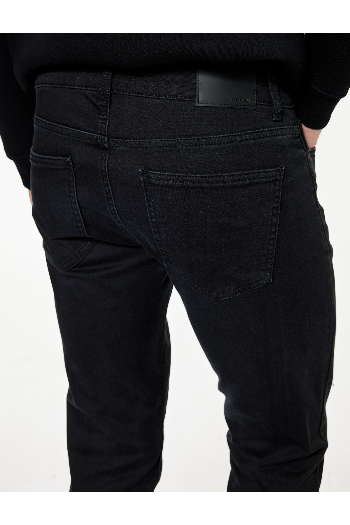 Düğmeli Normal Bel Slim Fit Jean Pantolon - Brad Jean