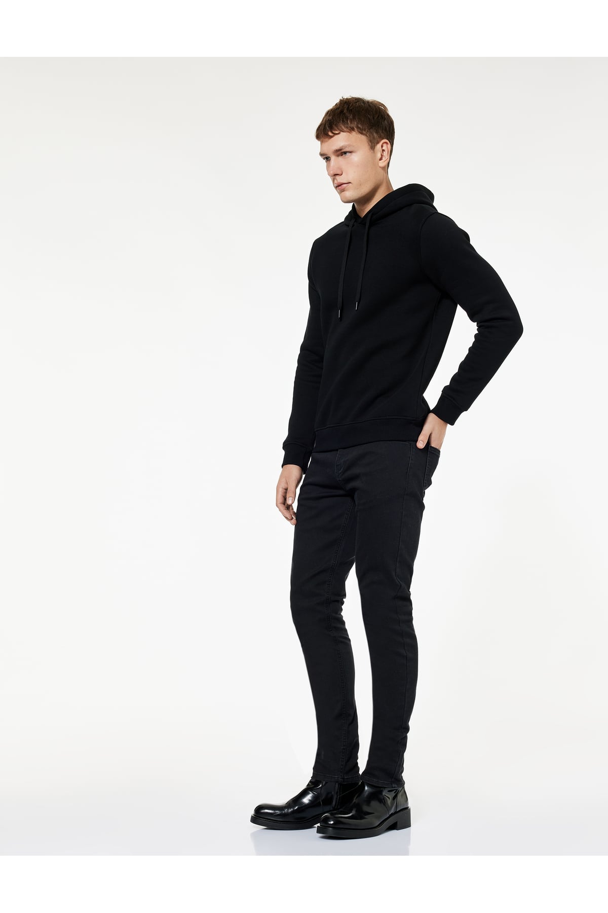 Düğmeli Normal Bel Slim Fit Jean Pantolon - Brad Jean