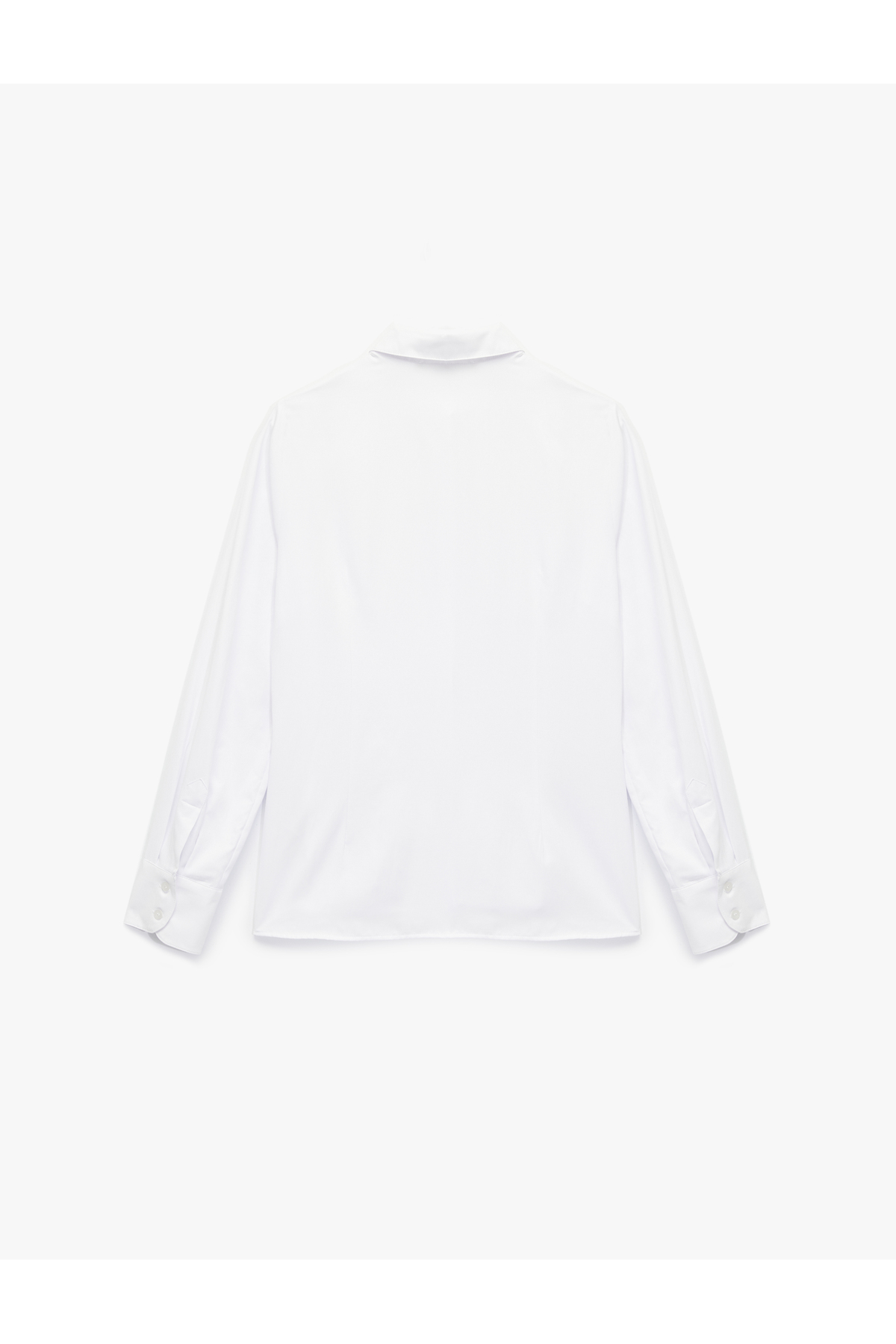 Düğmeli Uzun Kollu Regular Fit Poplin Gömlek