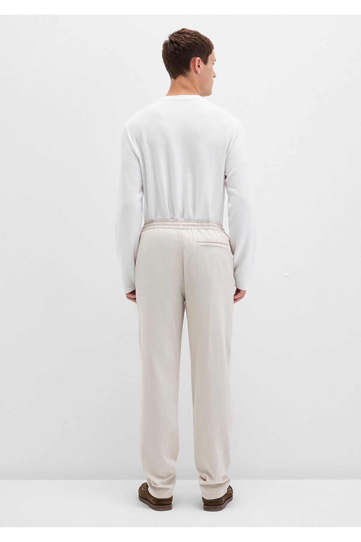 Ekru (TENCEL™) Liyosel Karışımlı Jogger Pantolon 0010168-70144