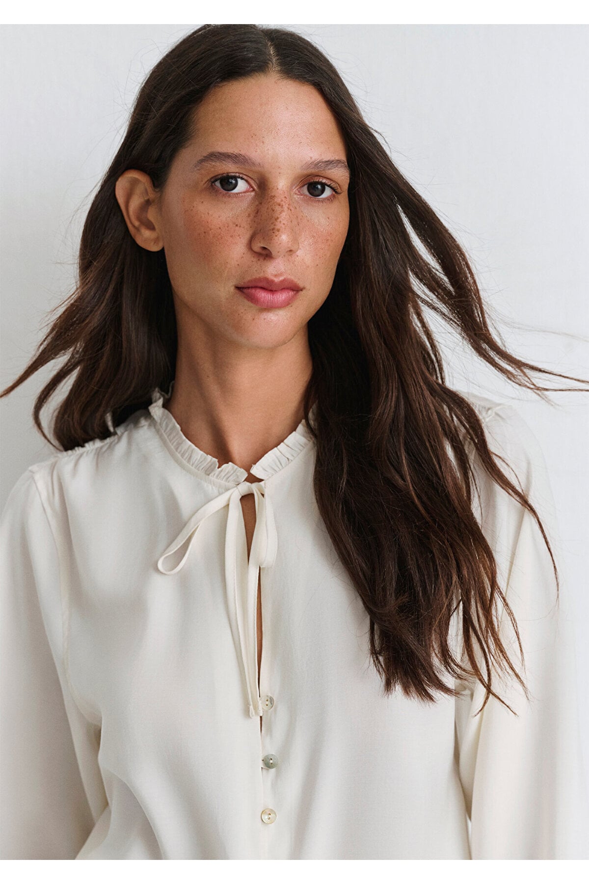 Ekru (TENCEL™) Modal Karışımlı Gömlek 1211421-80194