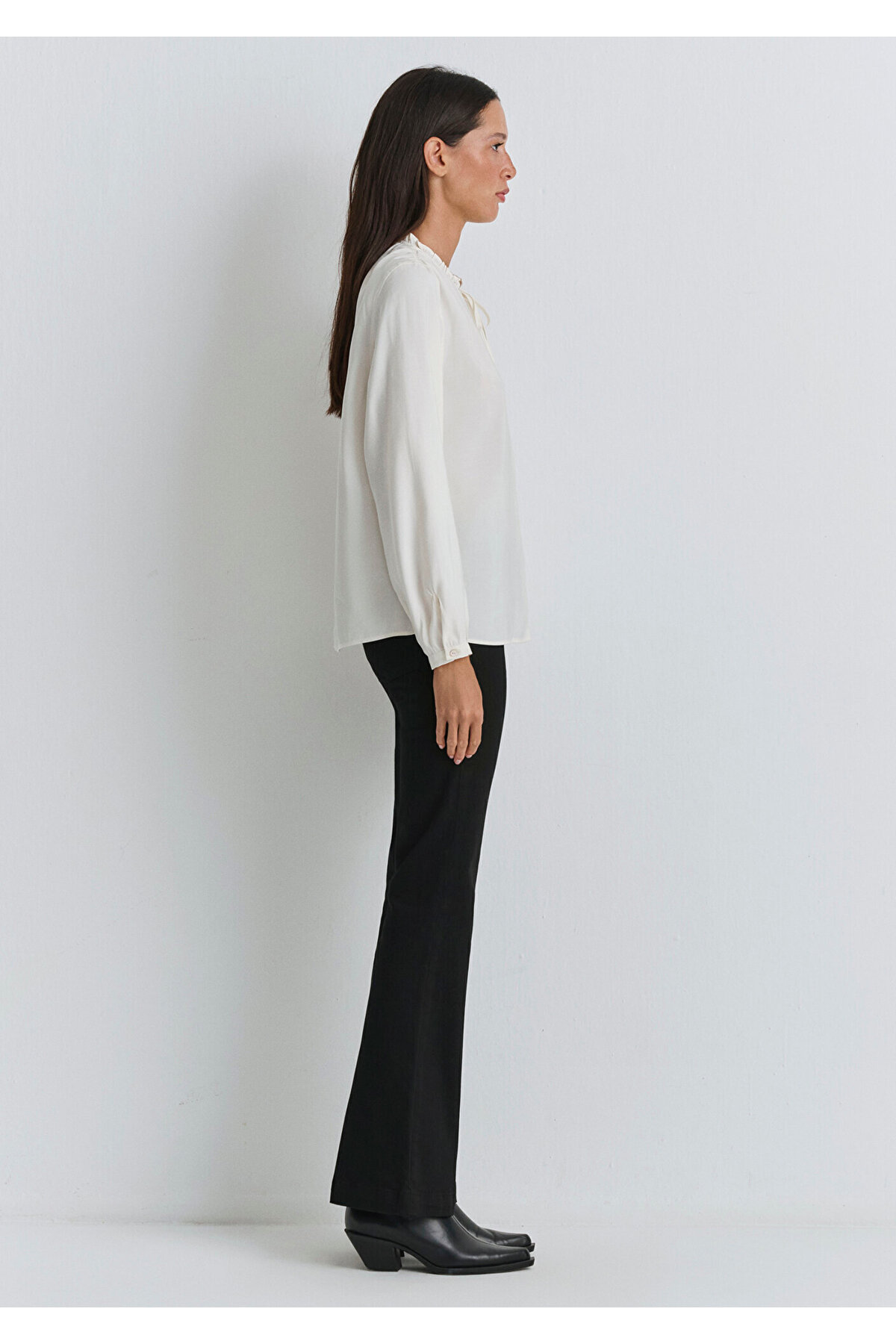 Ekru (TENCEL™) Modal Karışımlı Gömlek 1211421-80194