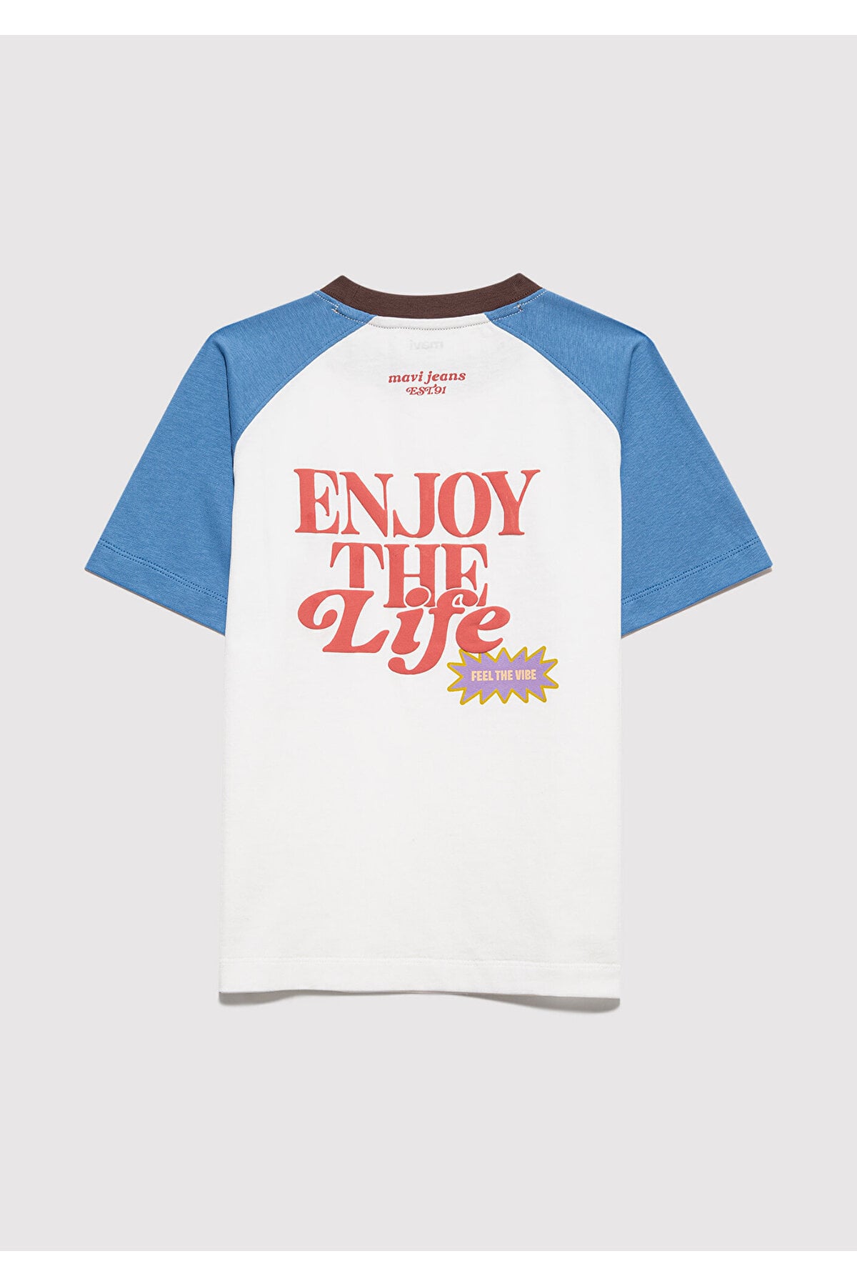 Enjoy The Lıfe Baskılı Tişört  Kırık Bey