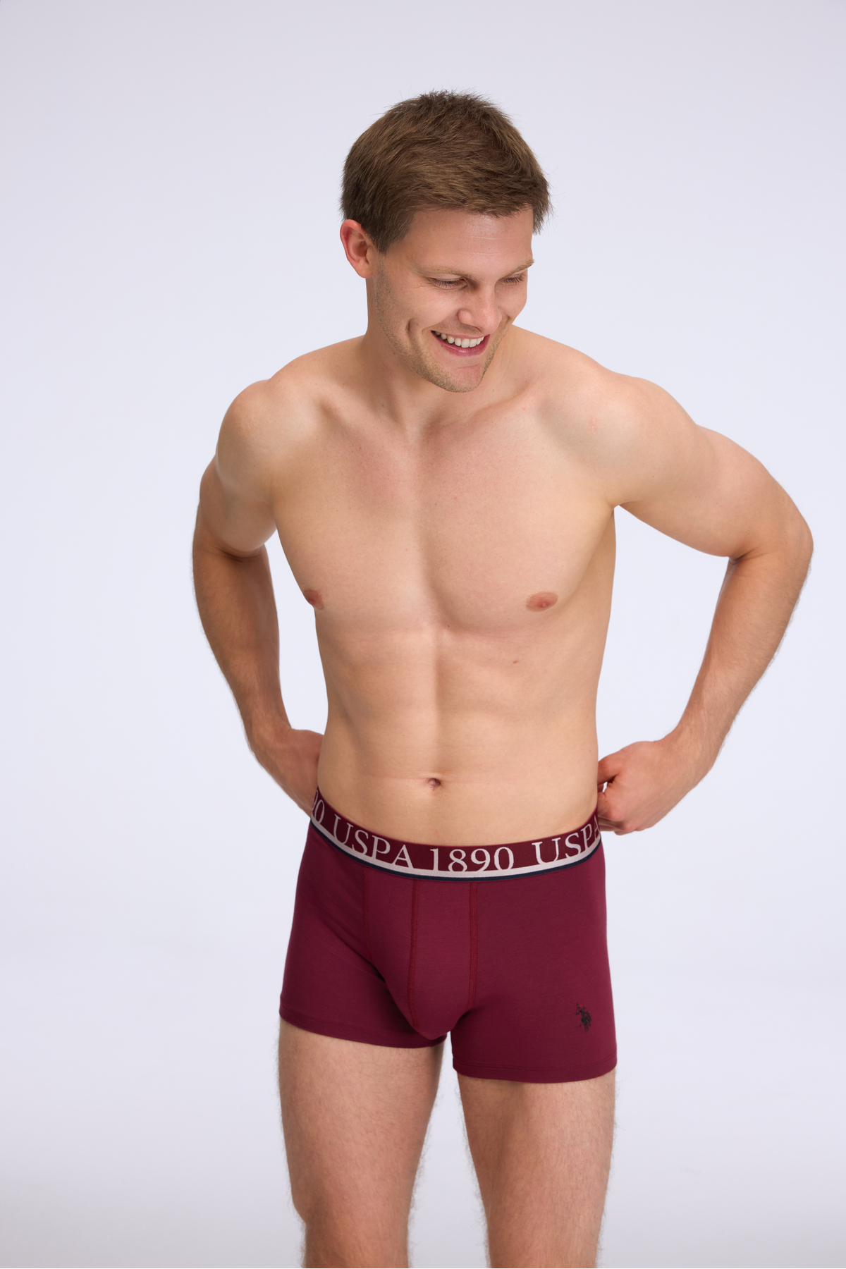Erkek Antrasit - Mürdüm - Siyah 3 lü Boxer