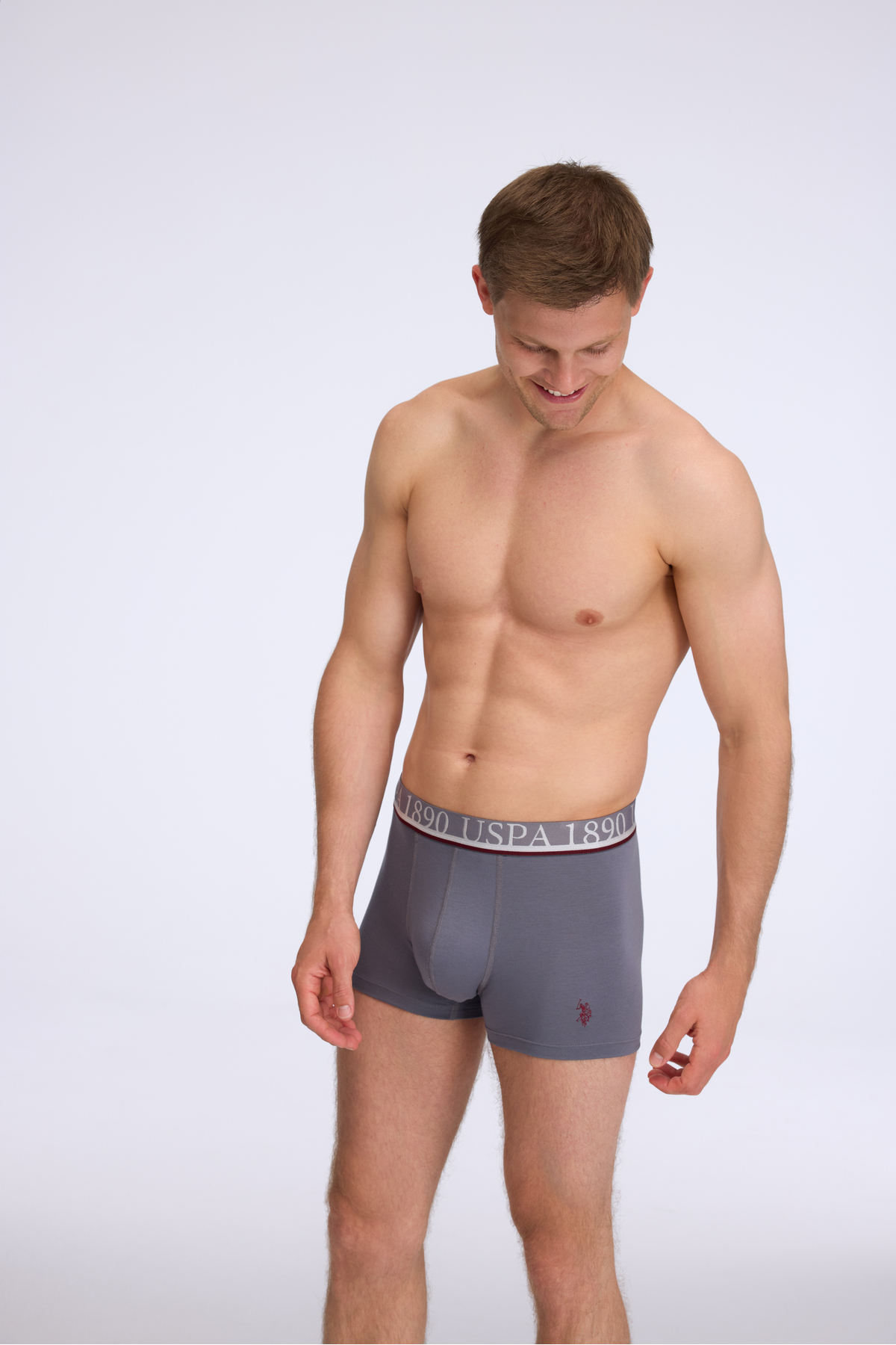 Erkek Antrasit - Mürdüm - Siyah 3 lü Boxer