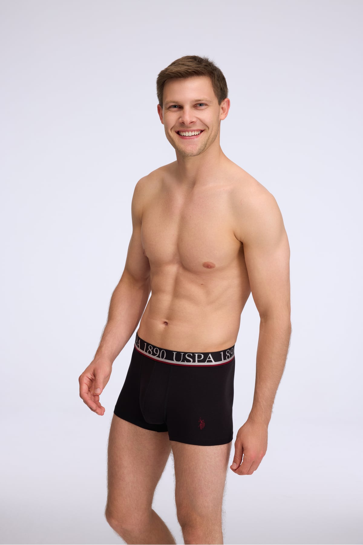 Erkek Antrasit - Mürdüm - Siyah 3 lü Boxer