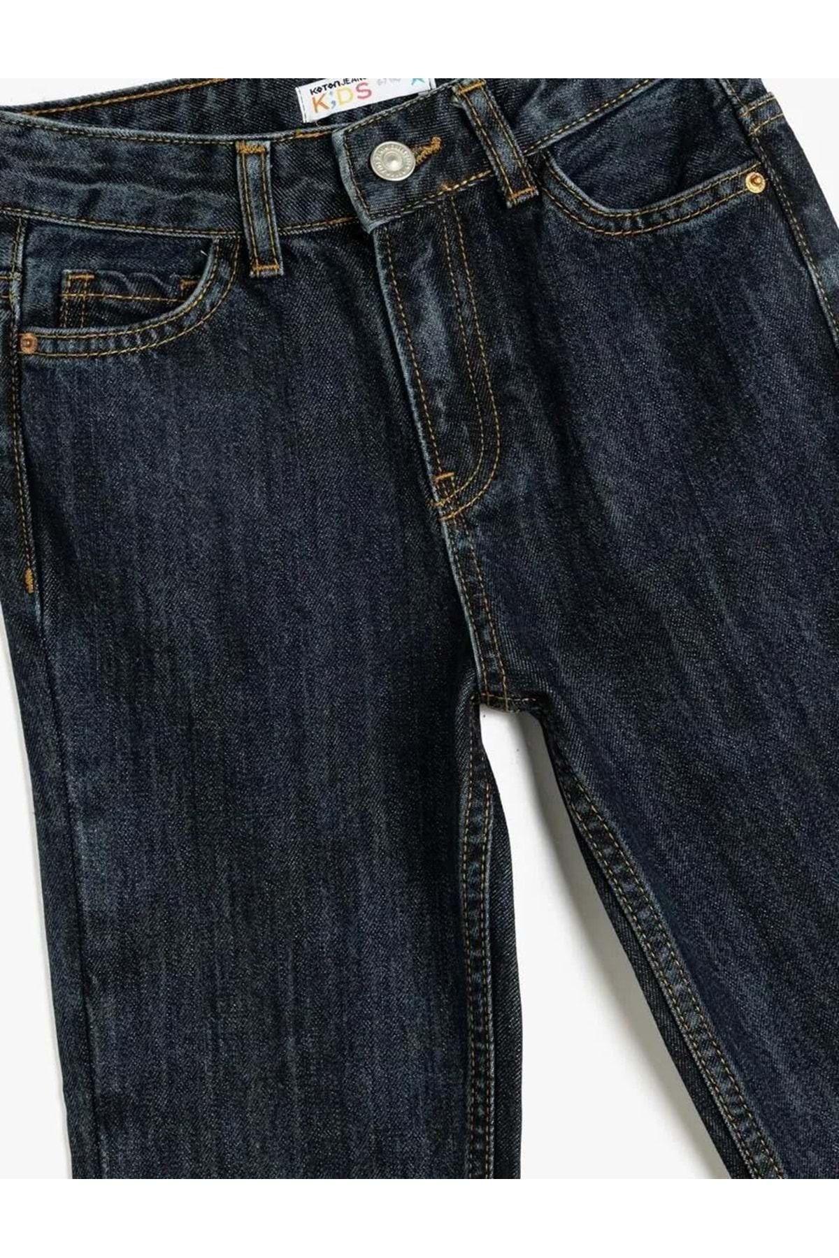 Erkek Çocuk Kot Pantolon Düz Paça 5WKB40018TD DARK İNDİGO