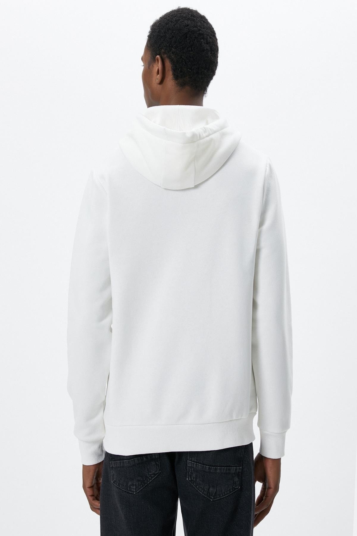 Erkek Ekru Sweatshirt