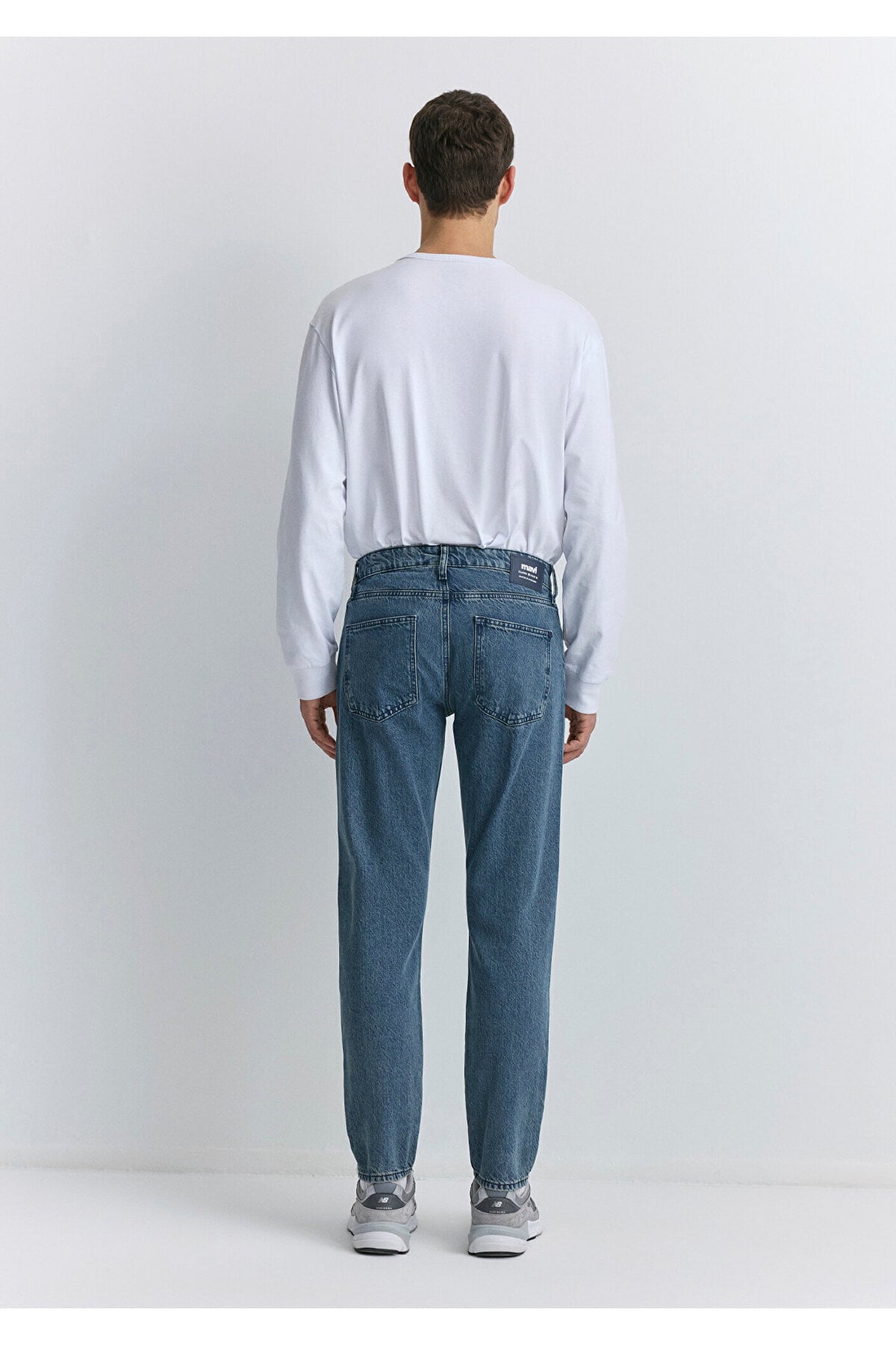 Erkek Gri London Blue Grey Classic Denim Jean 0010172-89273-Std