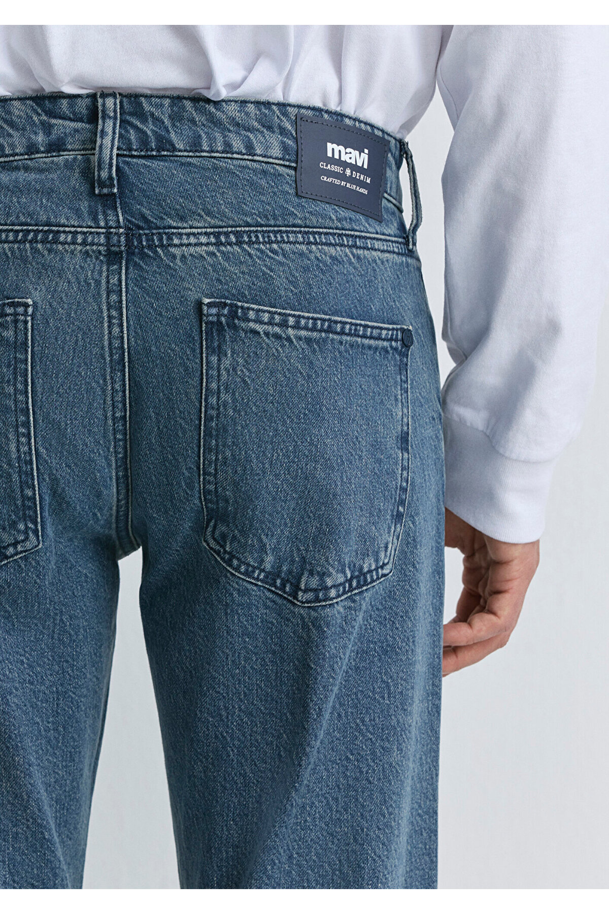 Erkek Gri London Blue Grey Classic Denim Jean 0010172-89273-Std