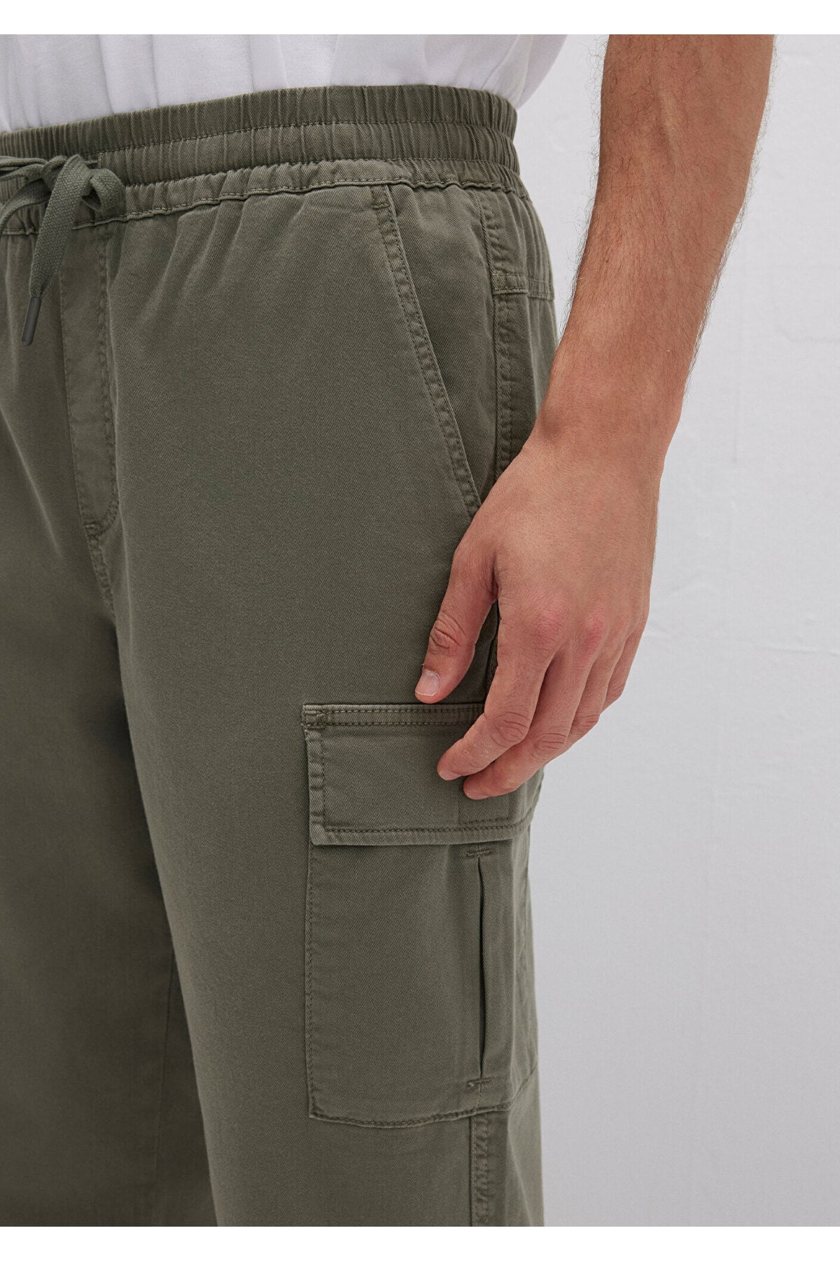 Erkek Haki Yeşil M0010552-85485 Cargo Pantolon