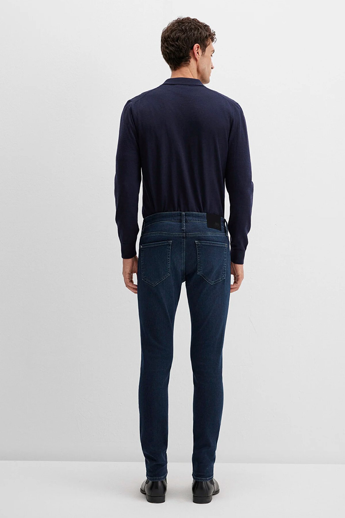 Erkek James Lux Black Puslu Koyu Jean Pantolon 0042490825
