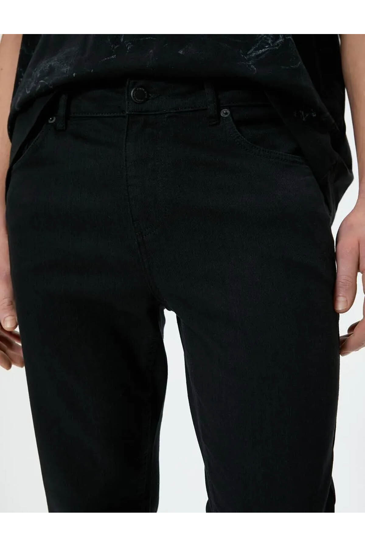 Erkek Jean Pantolon Siyah - Justin Jean 4sam40232nd