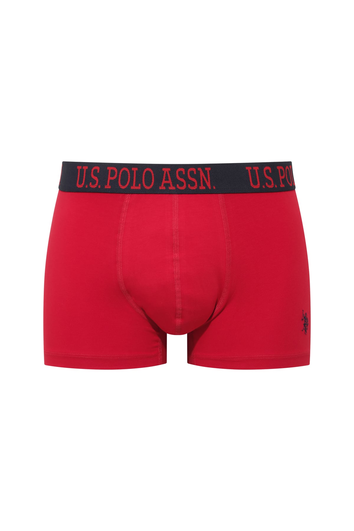 Erkek Lacivert - Kırmızı - Baskılı 3 lü Boxer