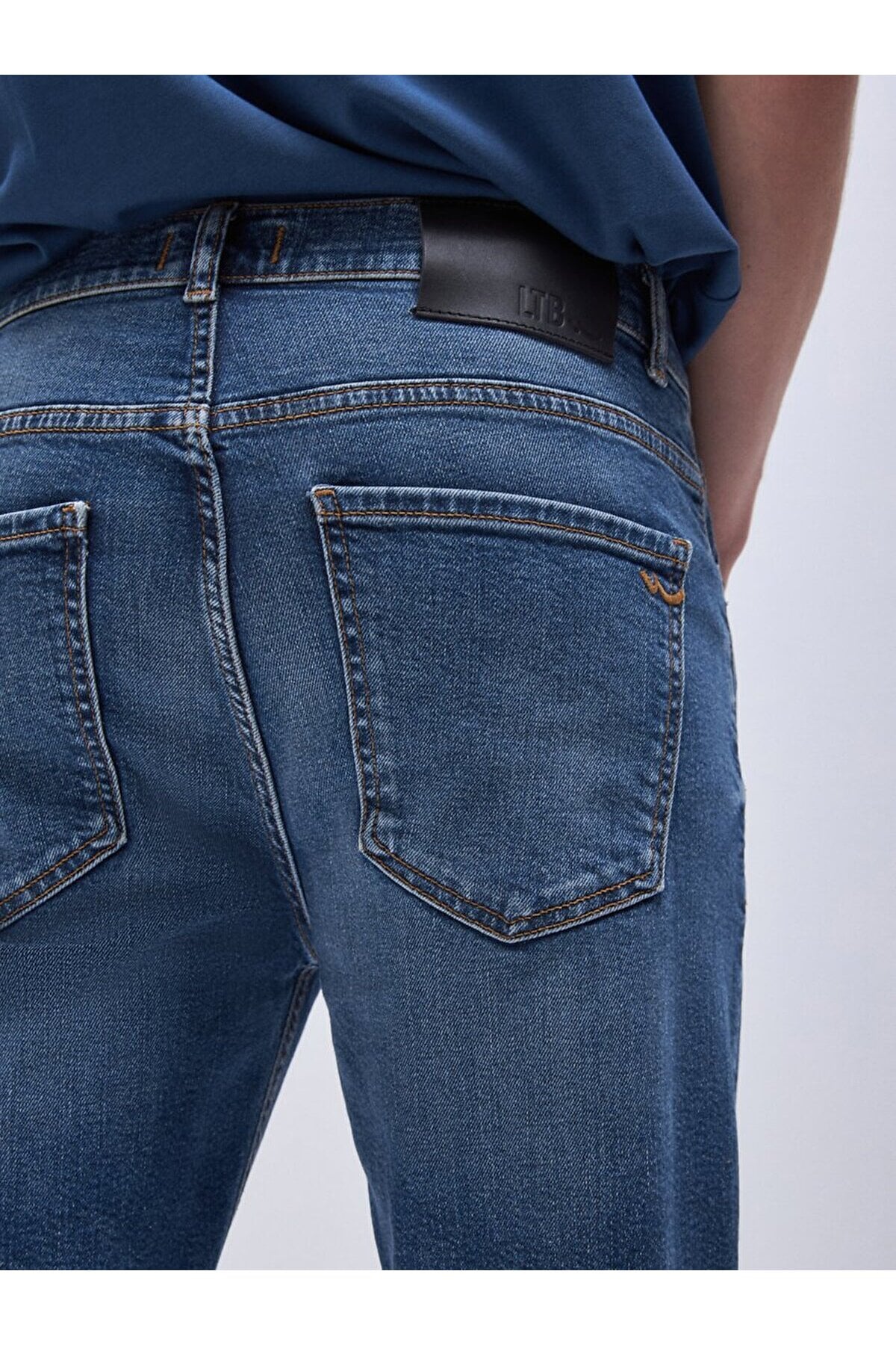 Erkek Mavi Marcelio Baldy Wash Jean 01009515441578654199-Std