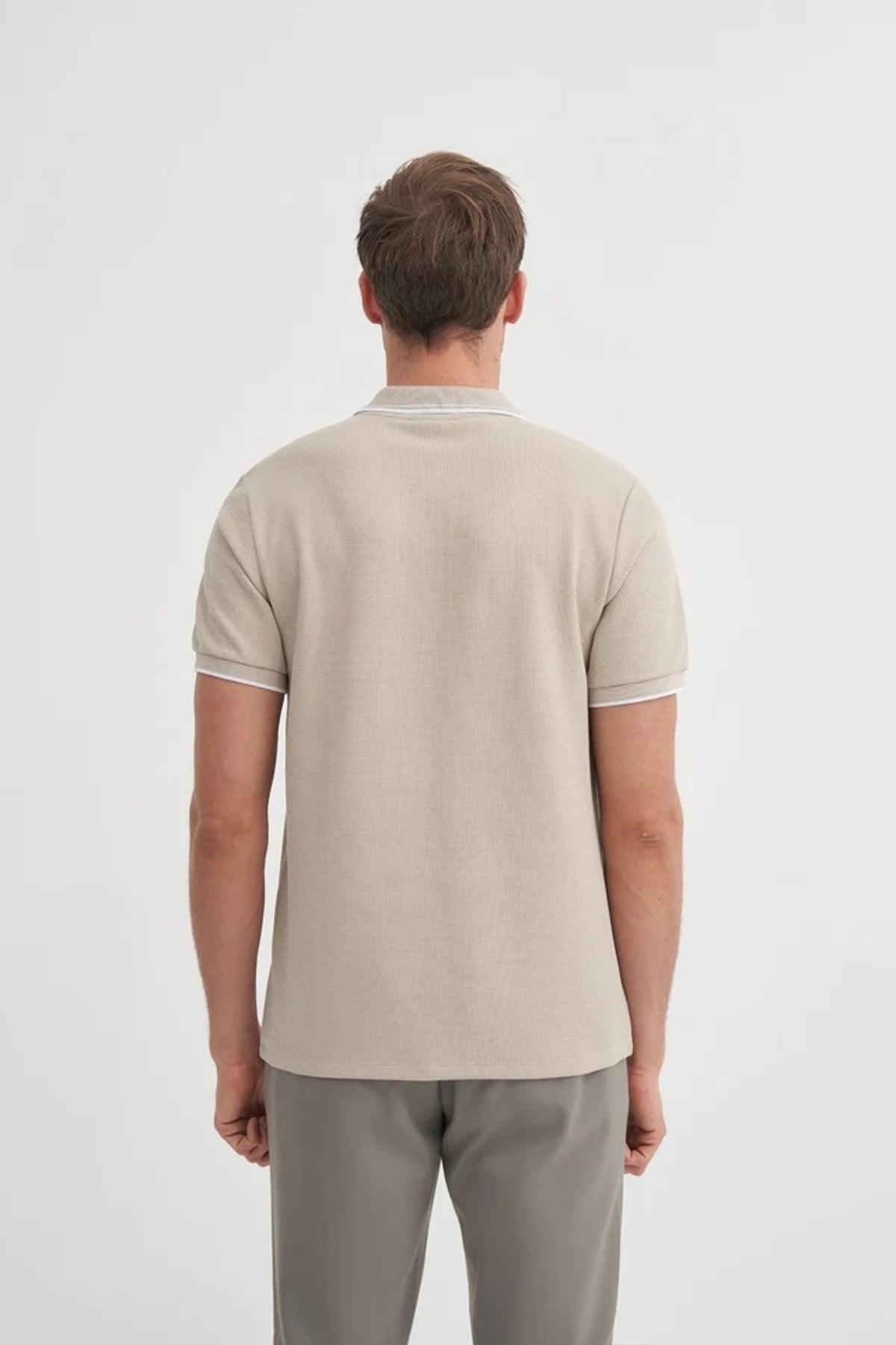 Erkek T-shirt 42470 BEJ