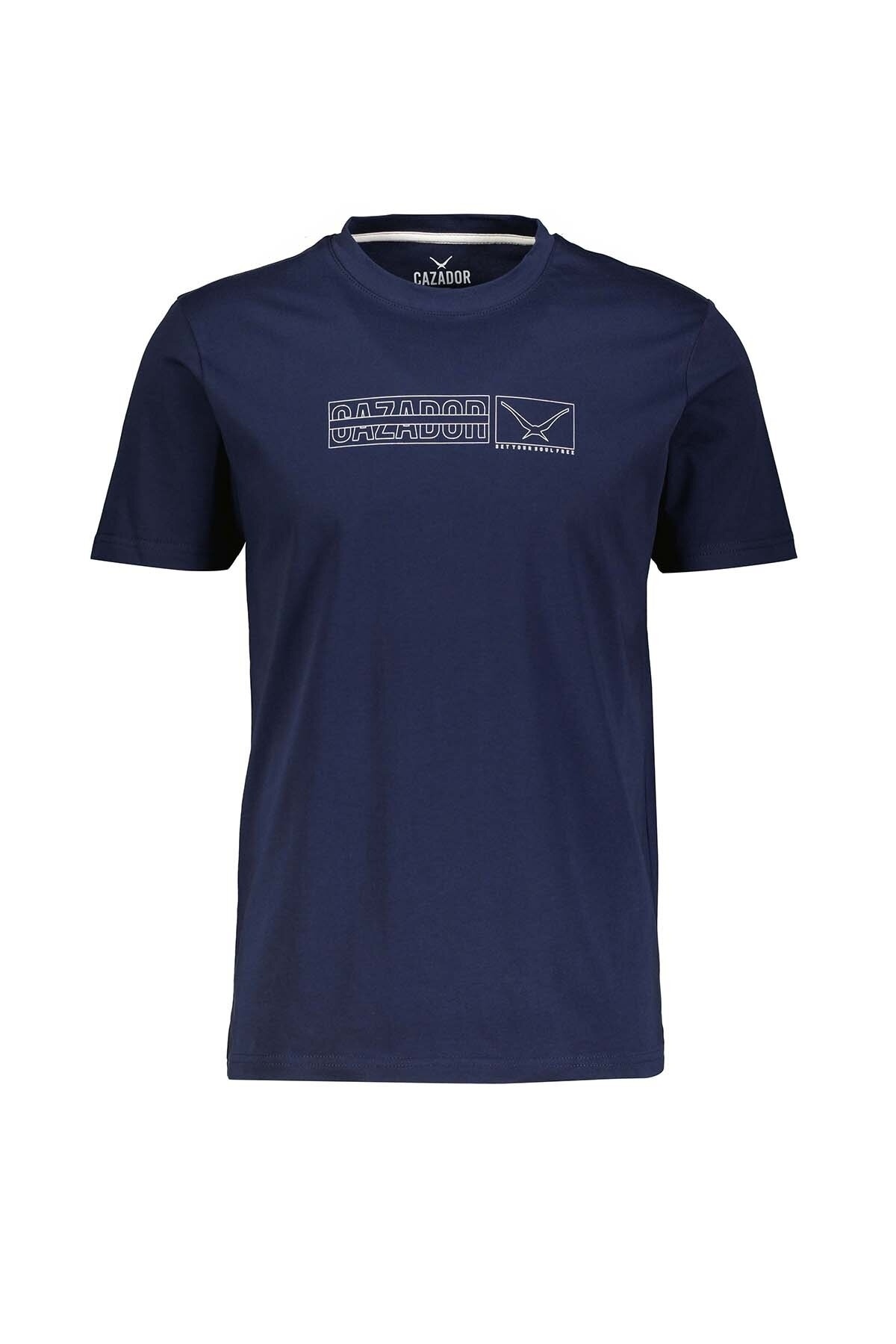 Erkek T-shirt 44790 LACİVERT