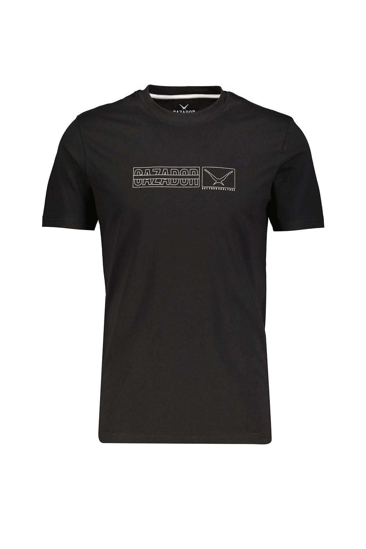 Erkek T-shirt 44790 SİYAH