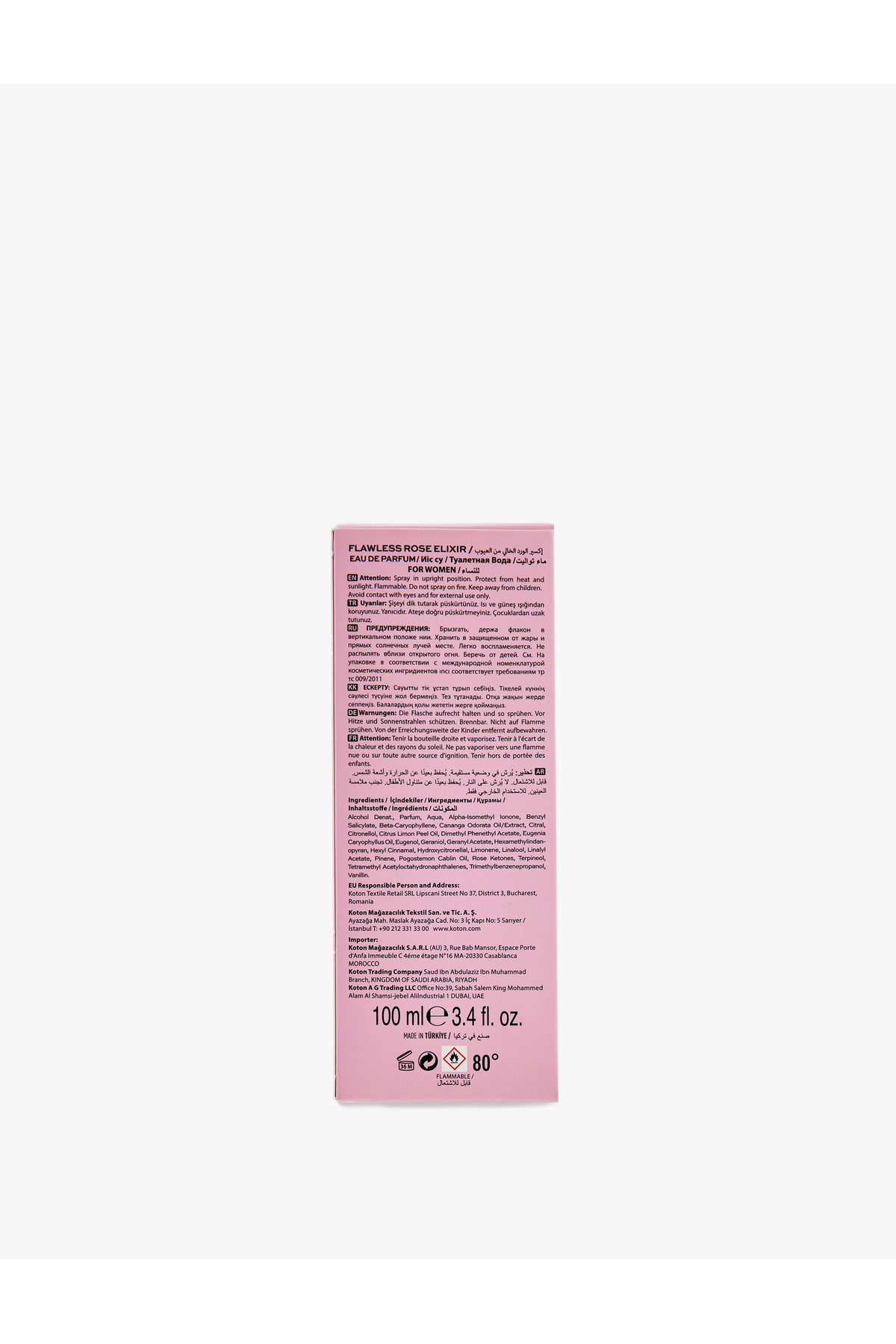 Flawless Rose Elixir 100 ML Vücut Spreyi