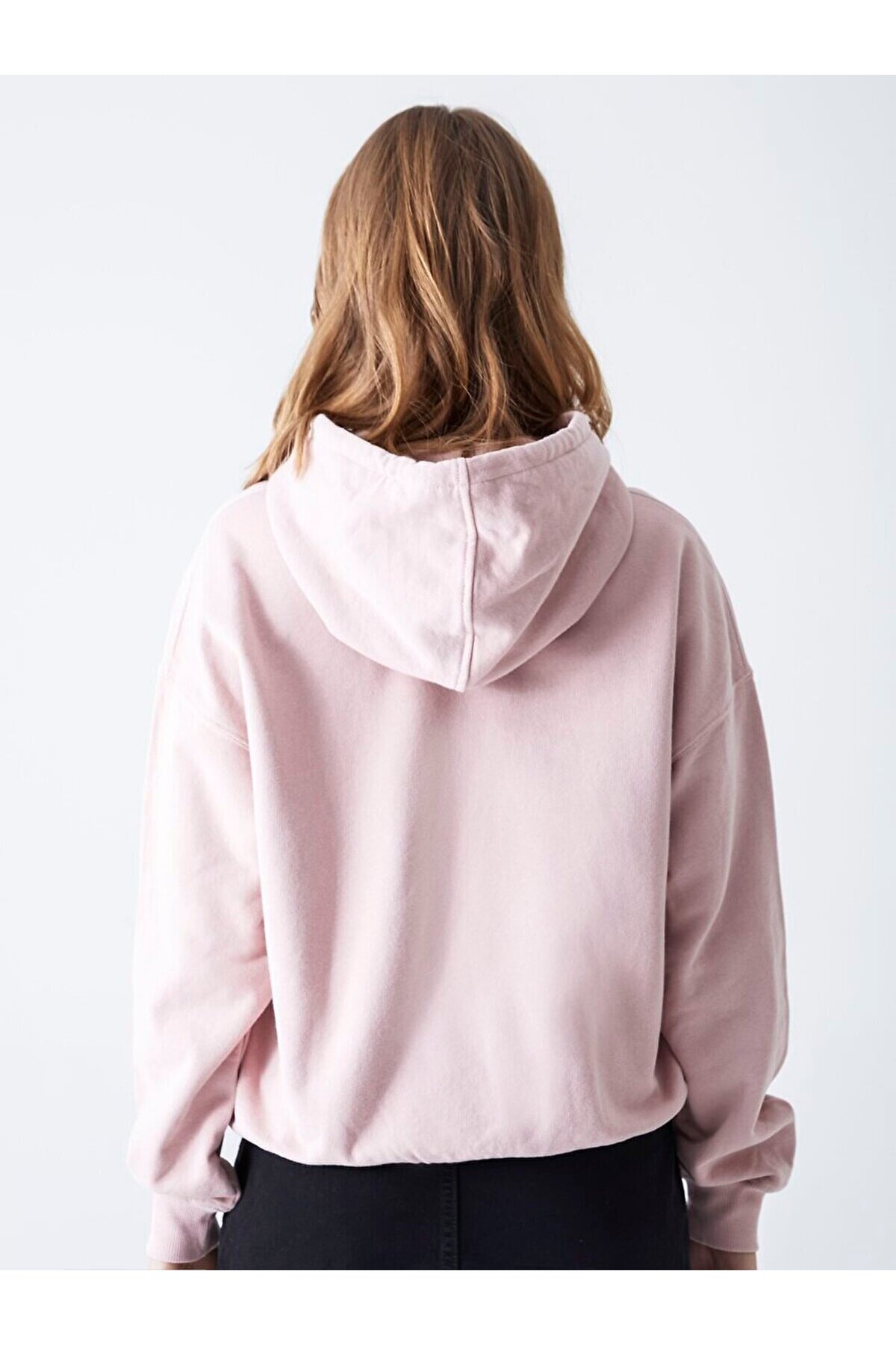 Grafik Baskılı Kapüşonlu Sweatshırt