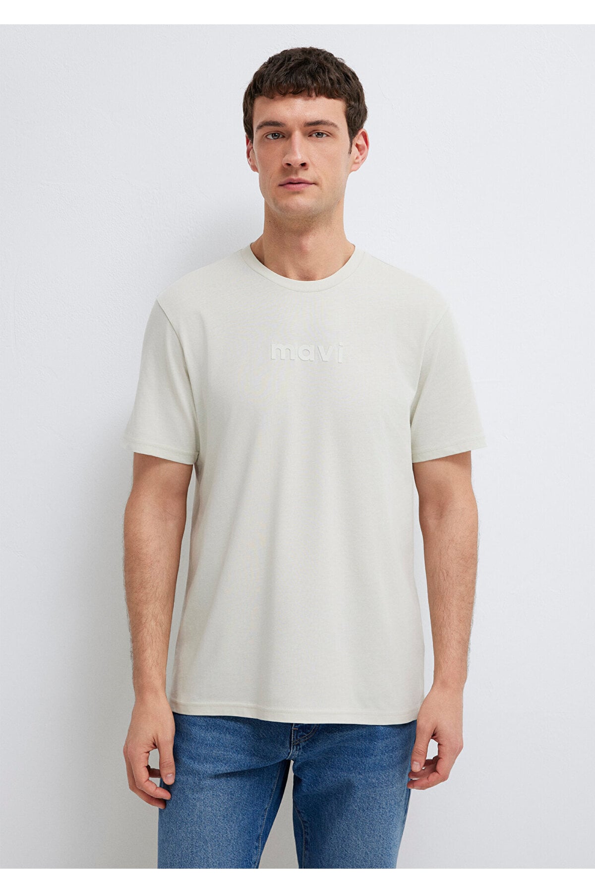 Gri Erkek T-shirt M0612732-70142