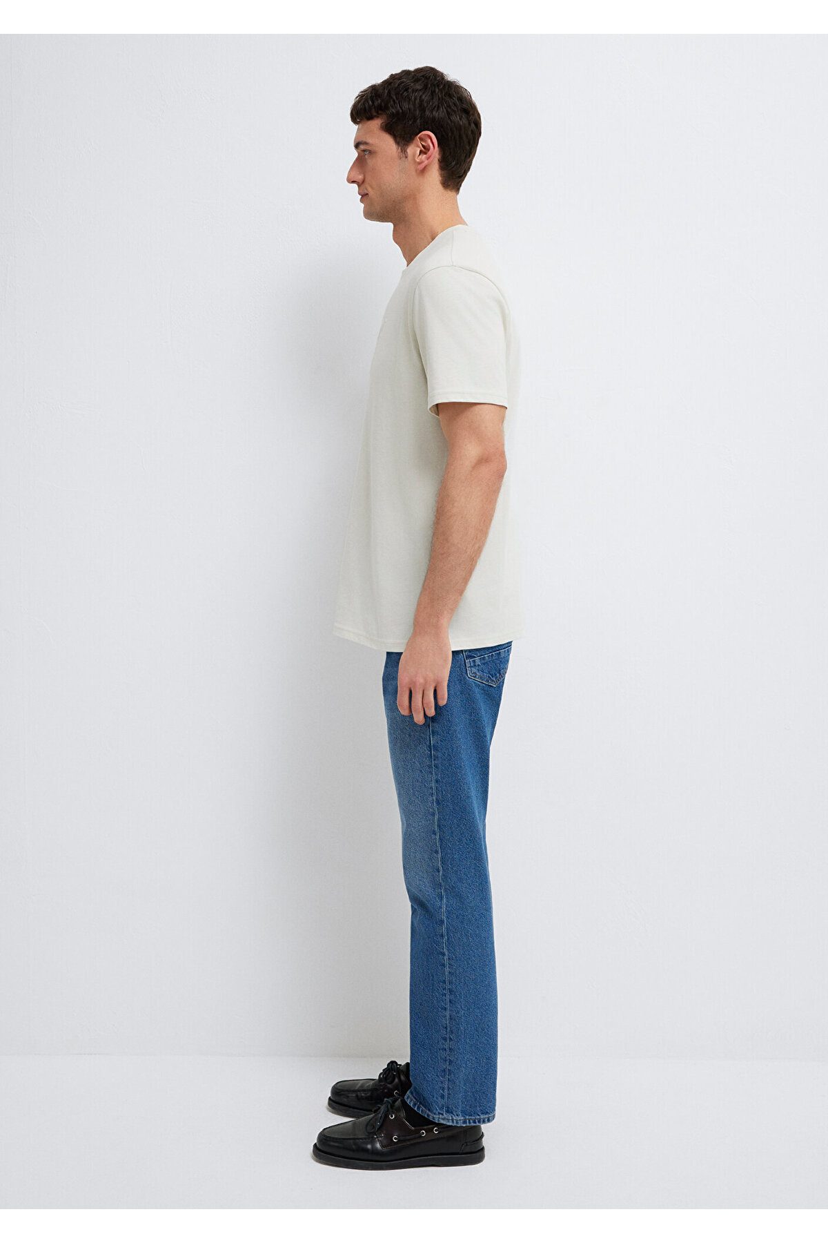 Gri Erkek T-shirt M0612732-70142