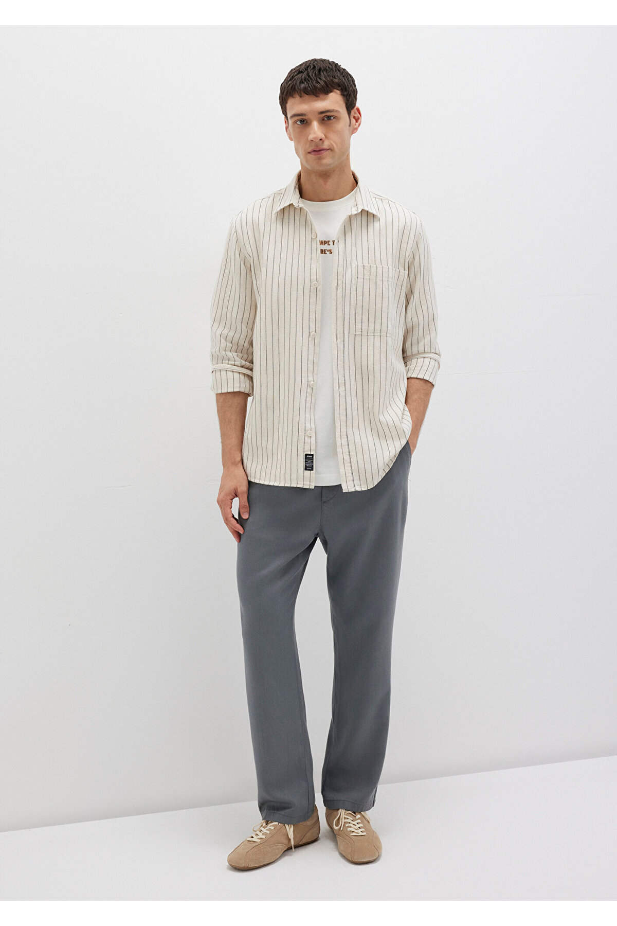 Gri Pantolon 0010193-80889
