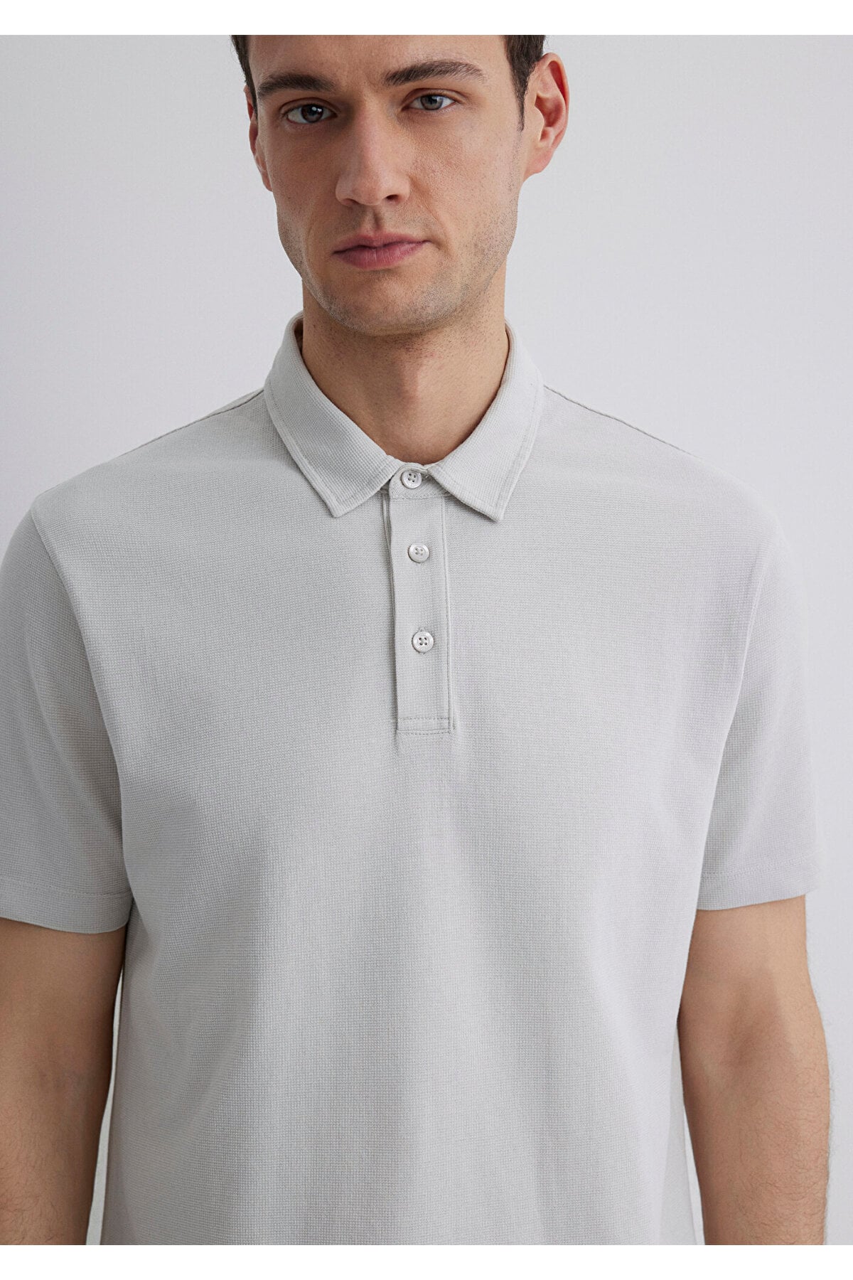 Gri Polo Tişört Regular Fit / Normal Kesim 0612633-70074