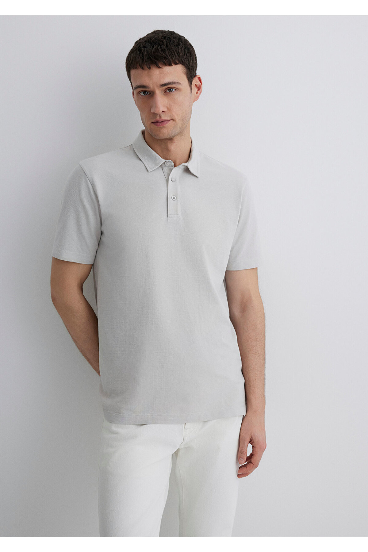 Gri Polo Tişört Regular Fit / Normal Kesim 0612633-70074