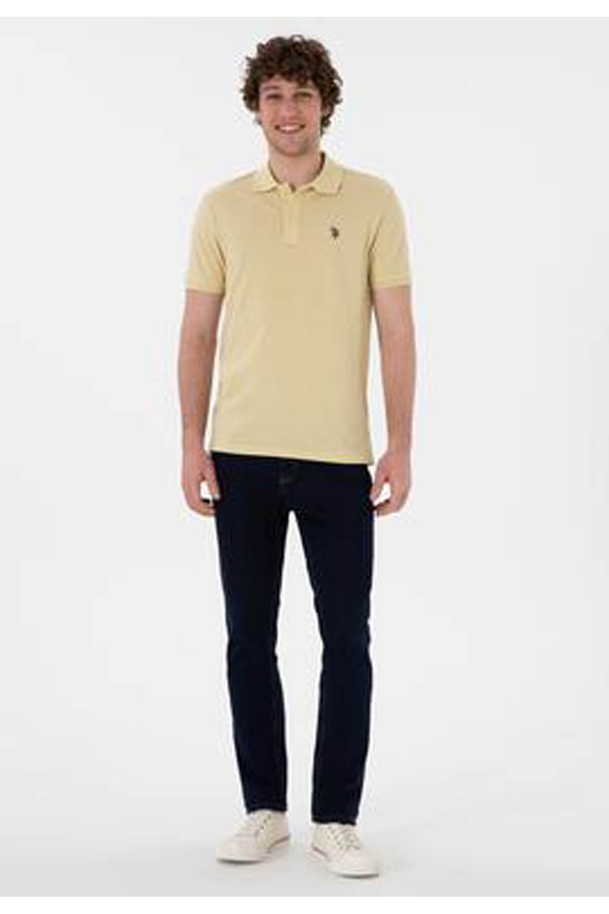 Gtp04Iy025 Açık Haki Erkek Polo Yaka T-shirt 2084151
