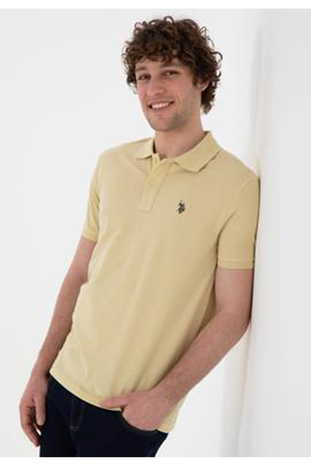 Gtp04Iy025 Açık Haki Erkek Polo Yaka T-shirt 2084151
