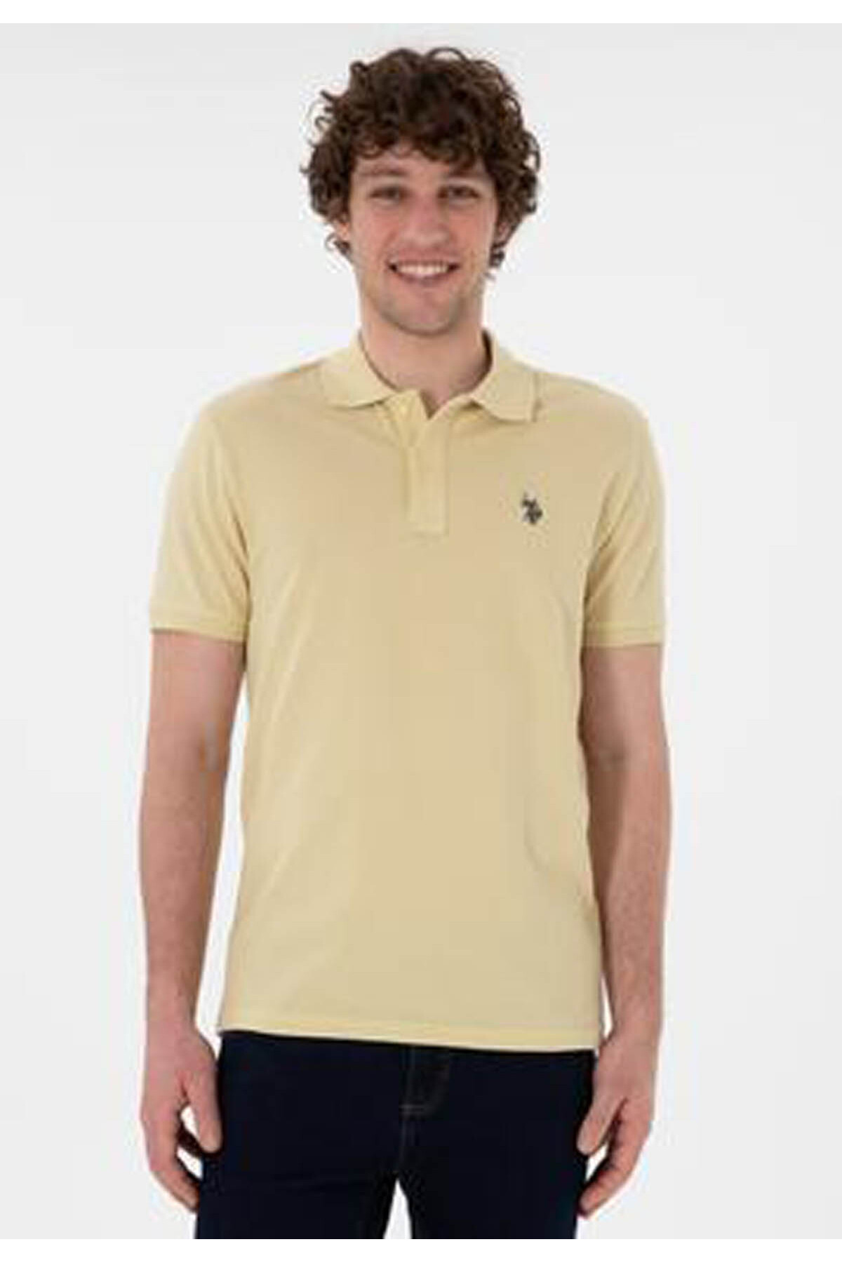 Gtp04Iy025 Açık Haki Erkek Polo Yaka T-shirt 2084151