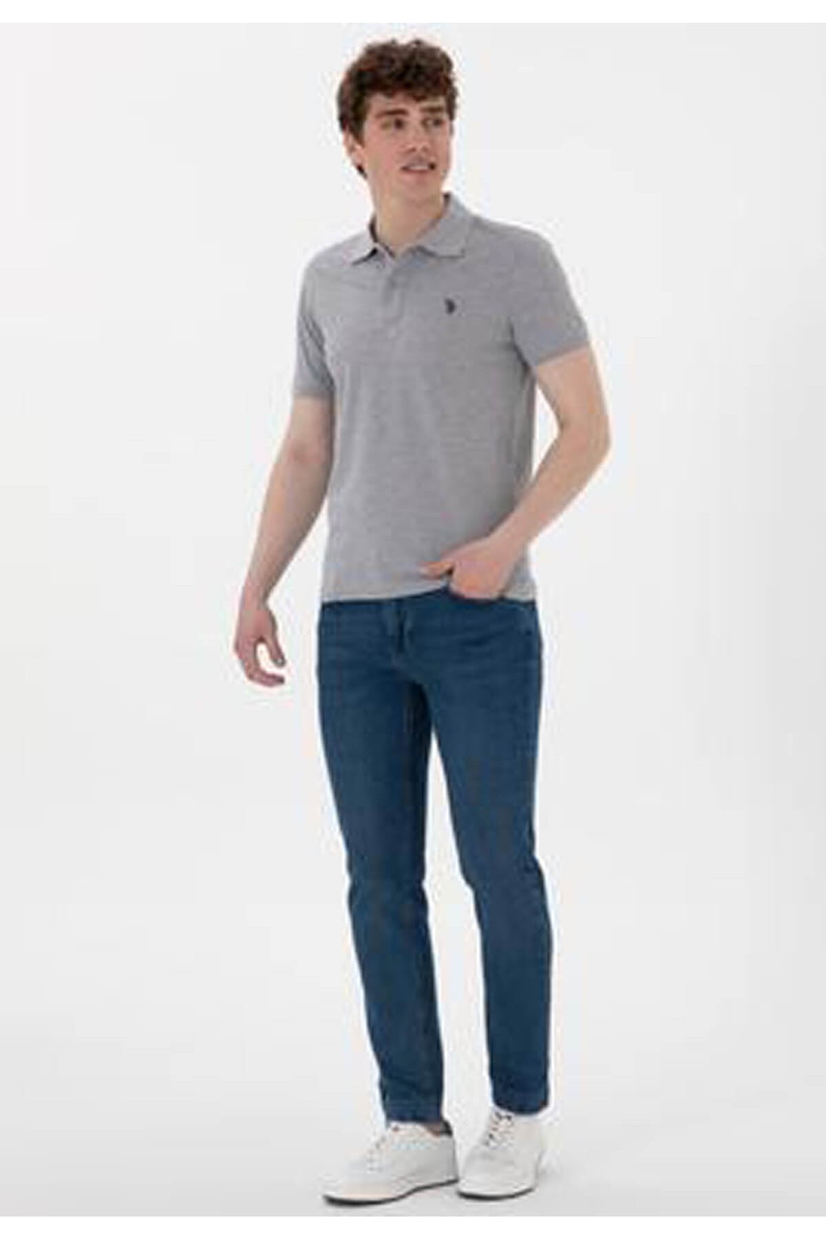 Gtp04Iy025 Gri Erkek Polo Yaka T-shirt 2084151