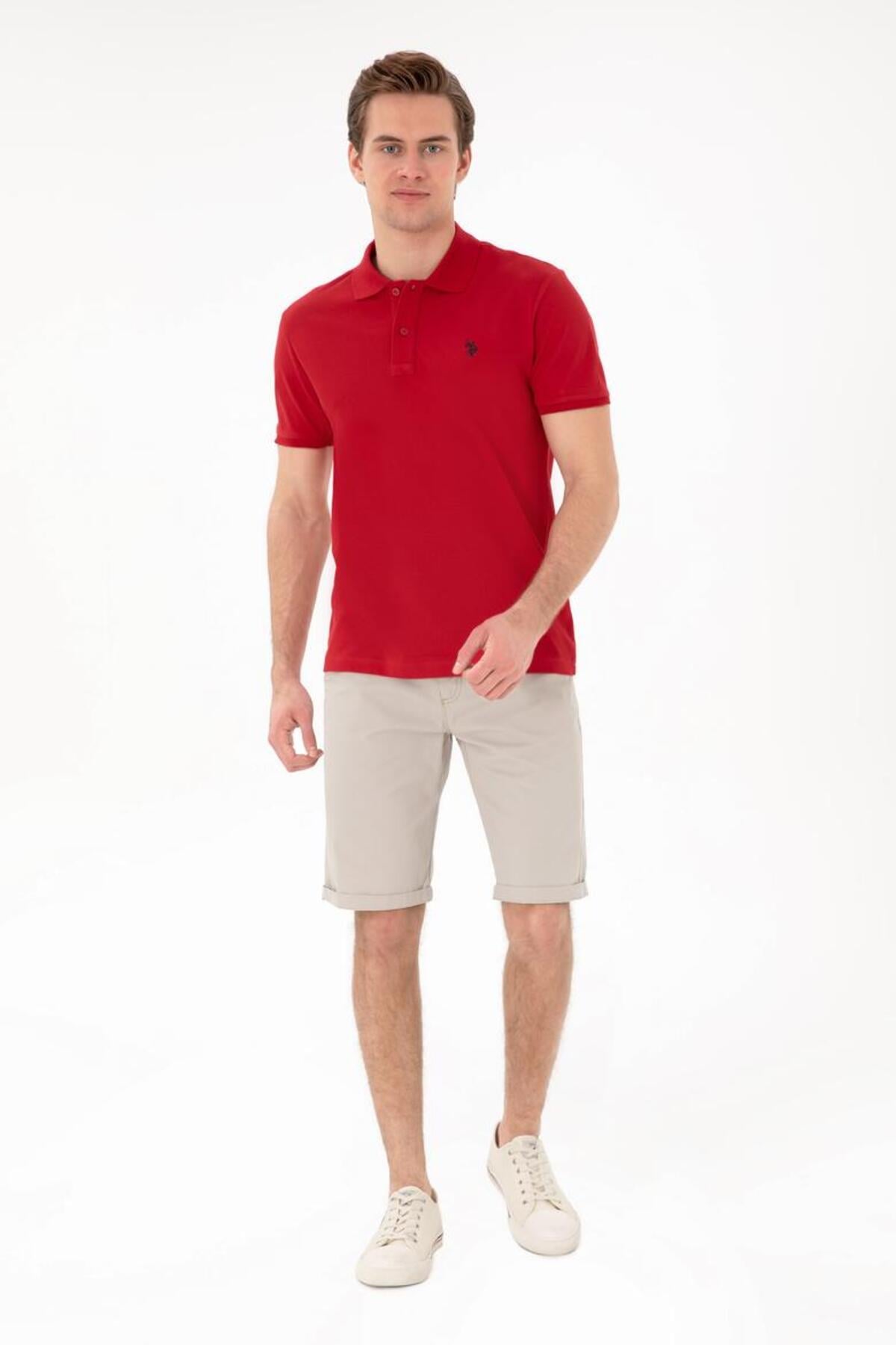 Gtp04Iy025 Kırmızı Erkek Polo Yaka T-shirt 2084151