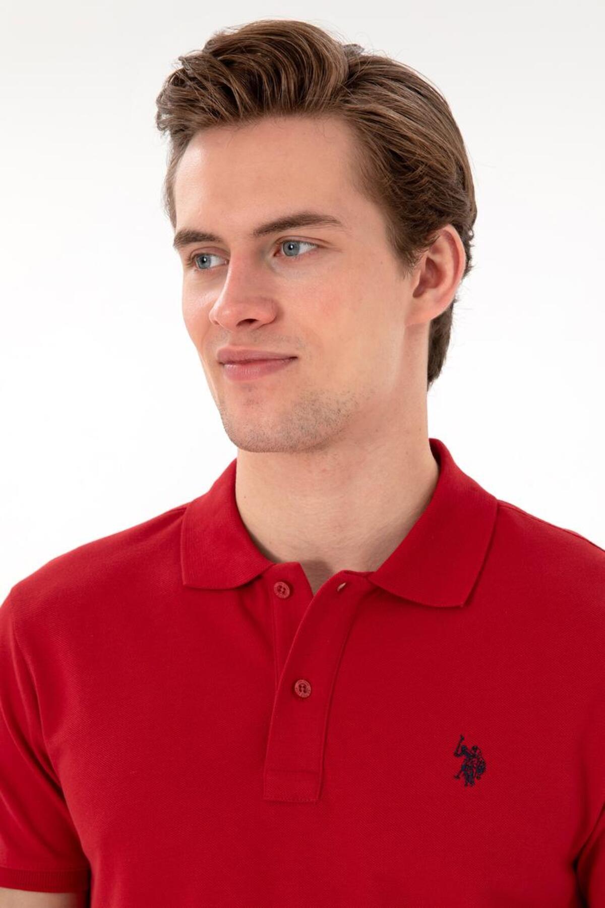 Gtp04Iy025 Kırmızı Erkek Polo Yaka T-shirt 2084151