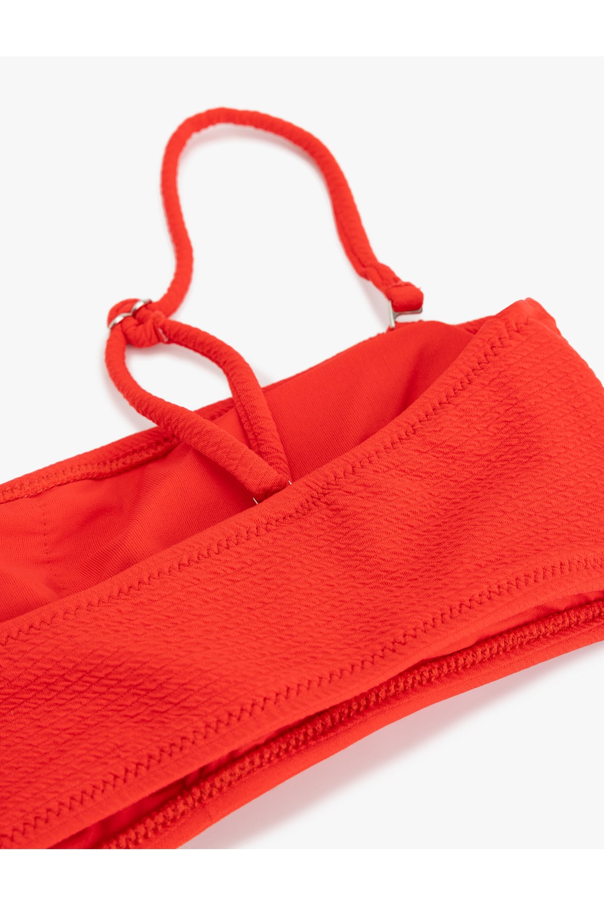 Hafif Dolgulu Straplez Bikini Üstü