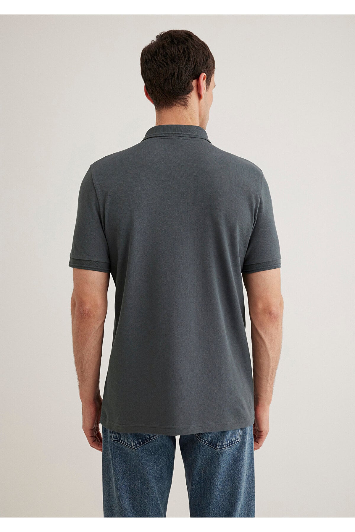 Haki Polo Tişört Slim Fit / Dar Kesim 064946-71598