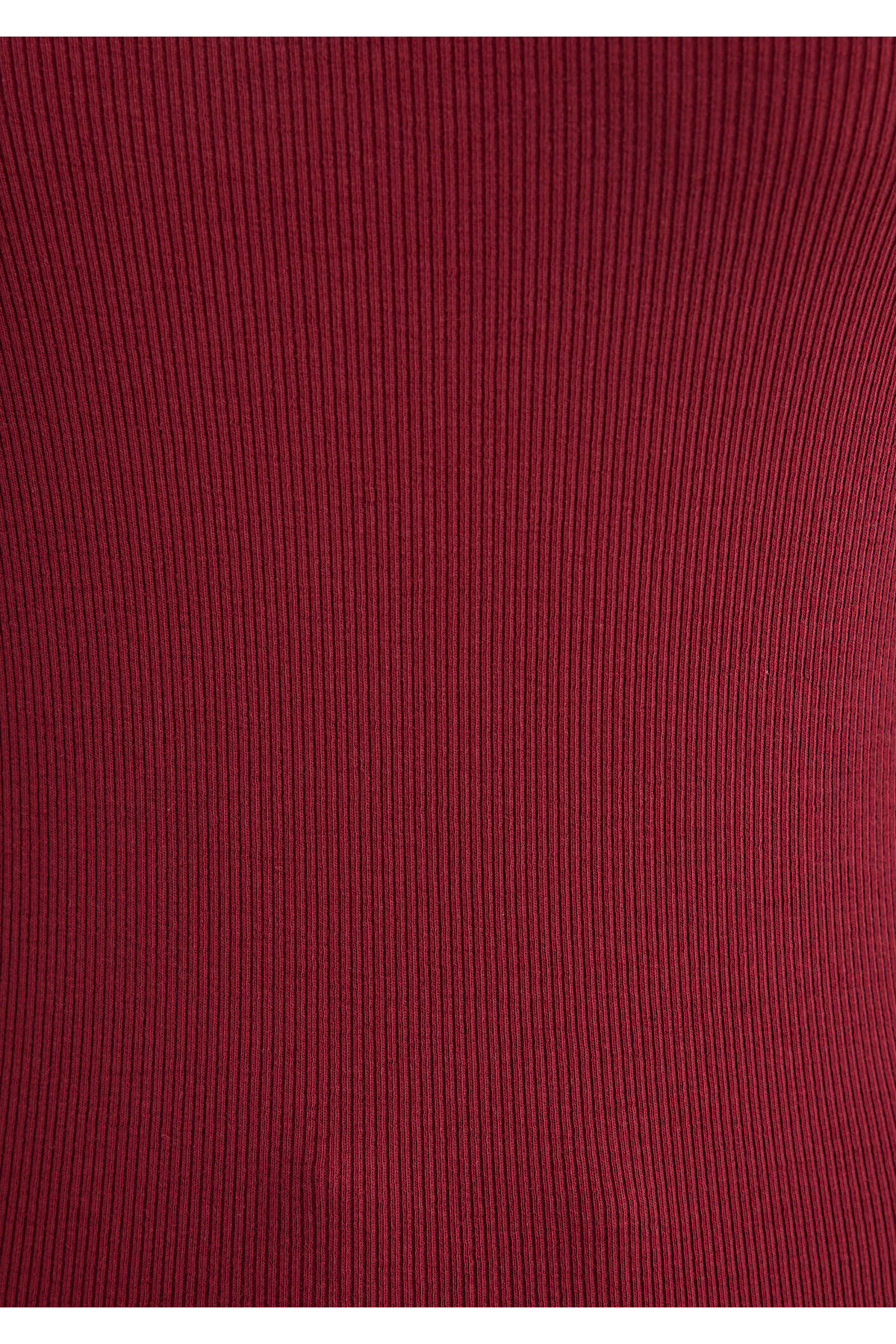 Halter Yaka Bordo Basic Atlet Slim Fit / Dar Kesim 1612462-70430
