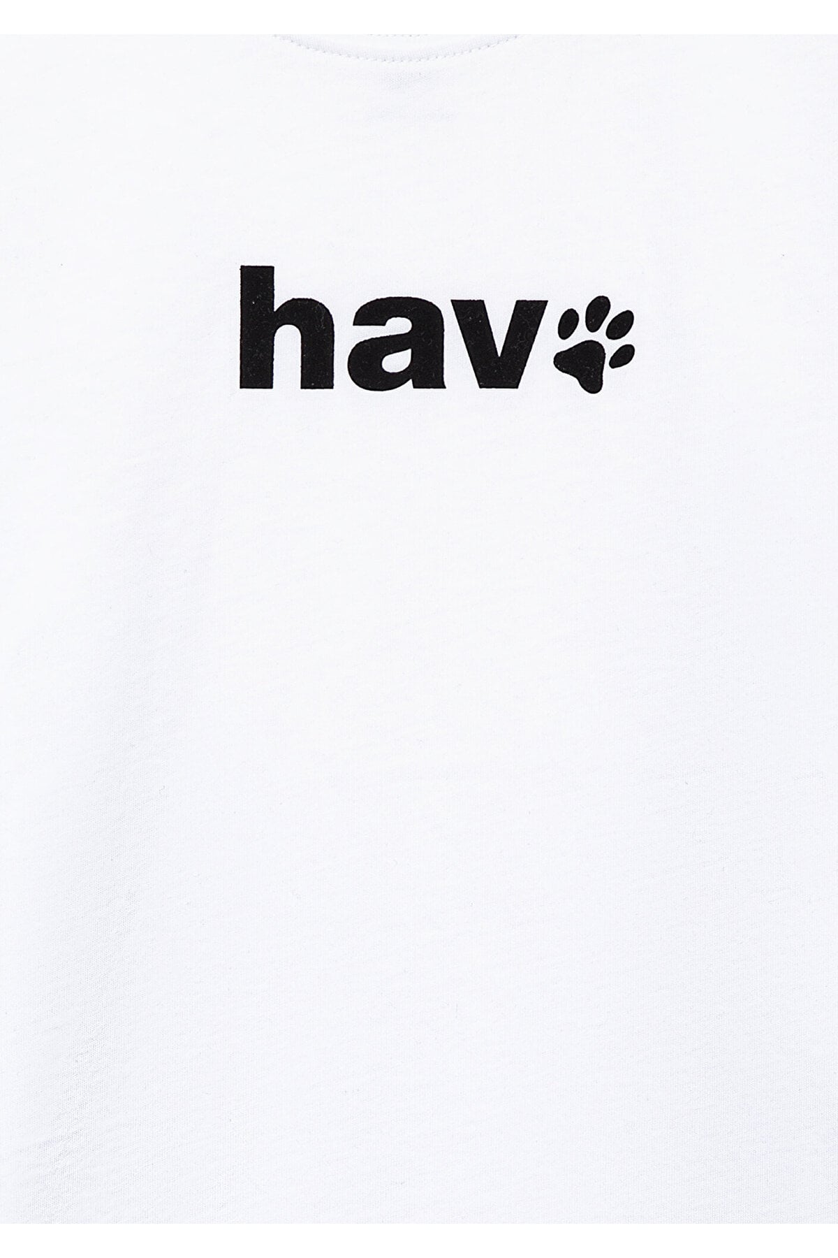 Hav Baskılı Beyaz Çocuk Tişört Regular Fit / Normal Kesim 6610350-620