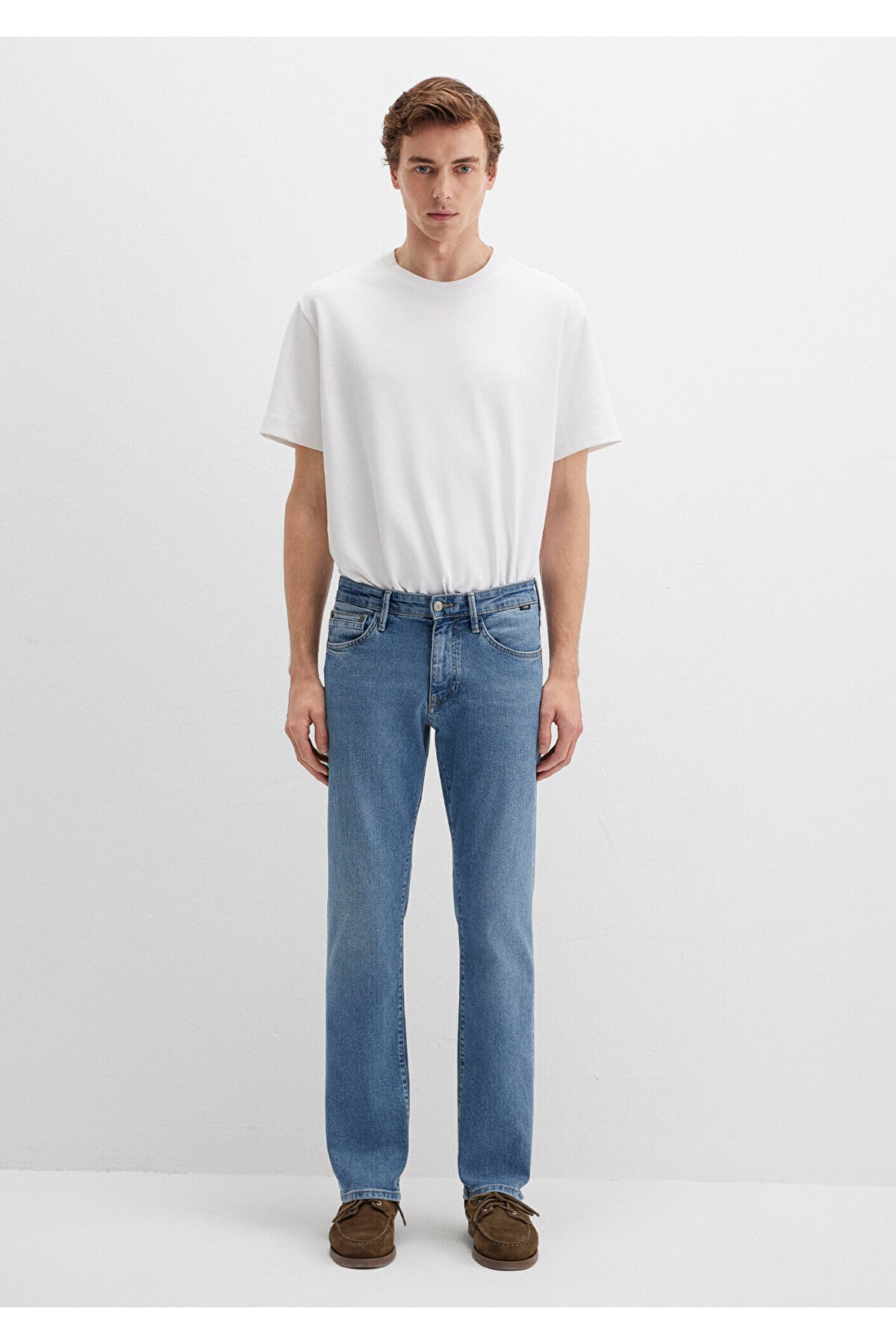 Hunter 90lar Puslu Vintage Açık Mavi Jean Pantolon 0020289268