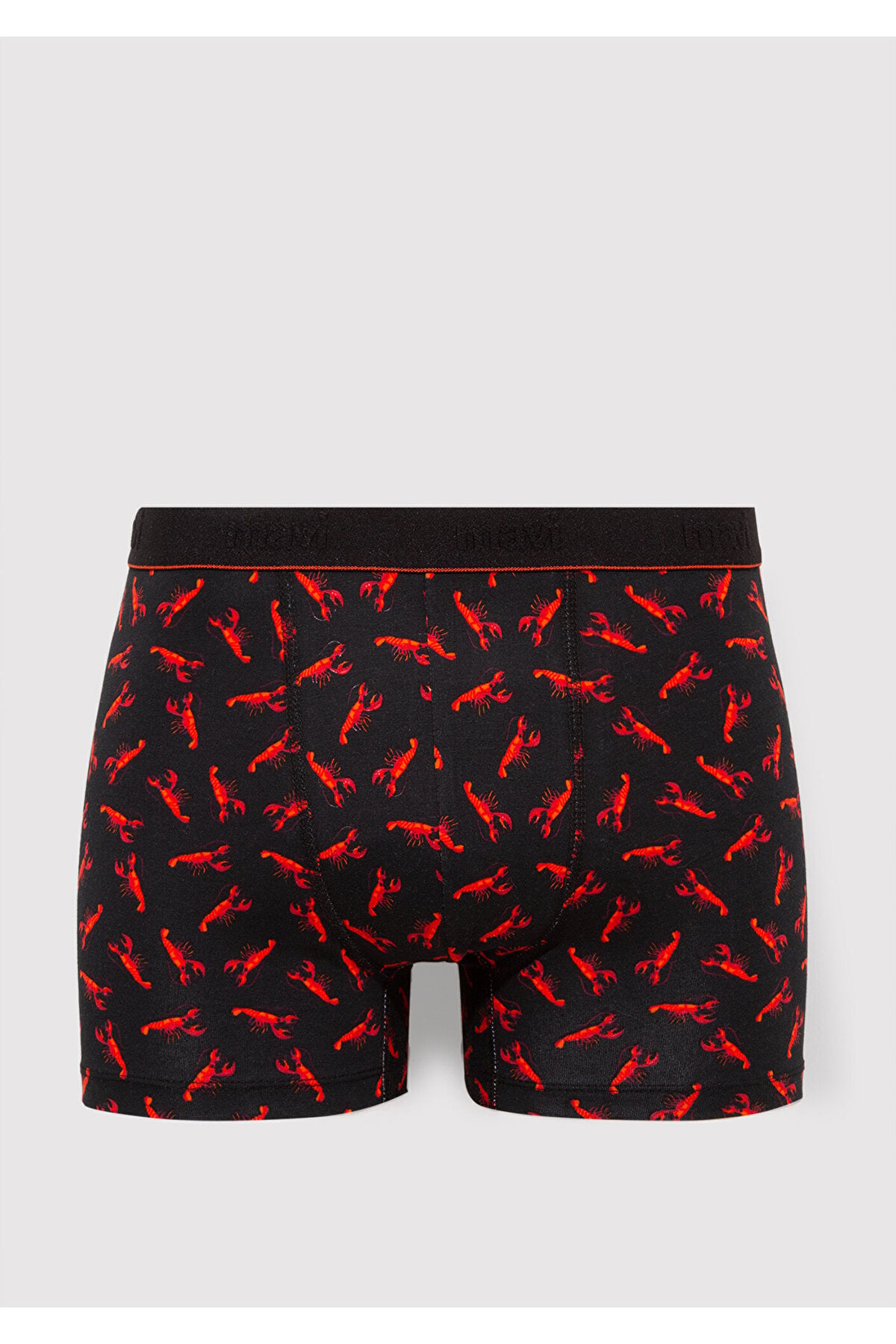 Istakoz Baskılı Siyah Boxer 0911307-900